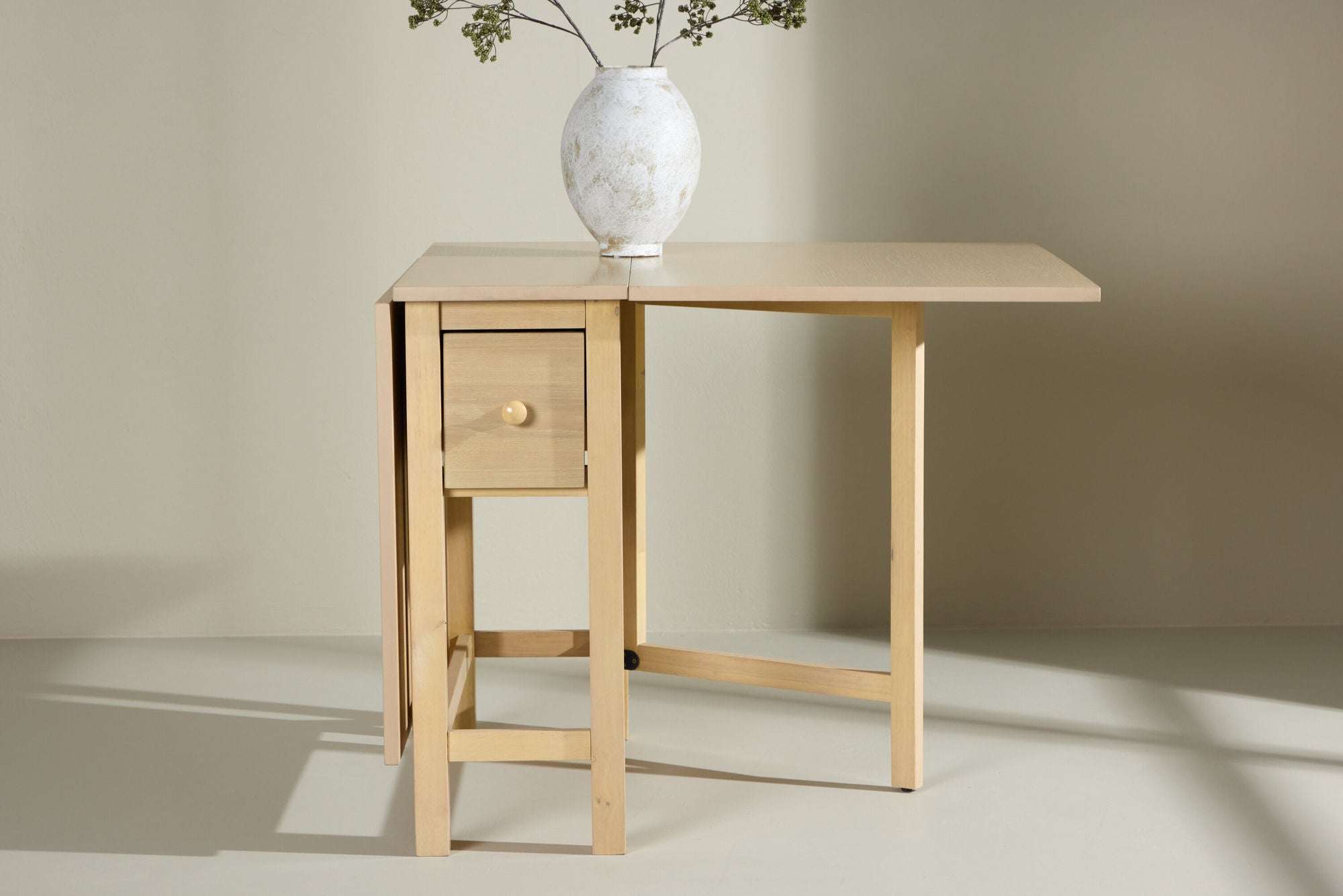 Venture Home Edward Drop Leaf bord 150x80 cm - Whitewash /