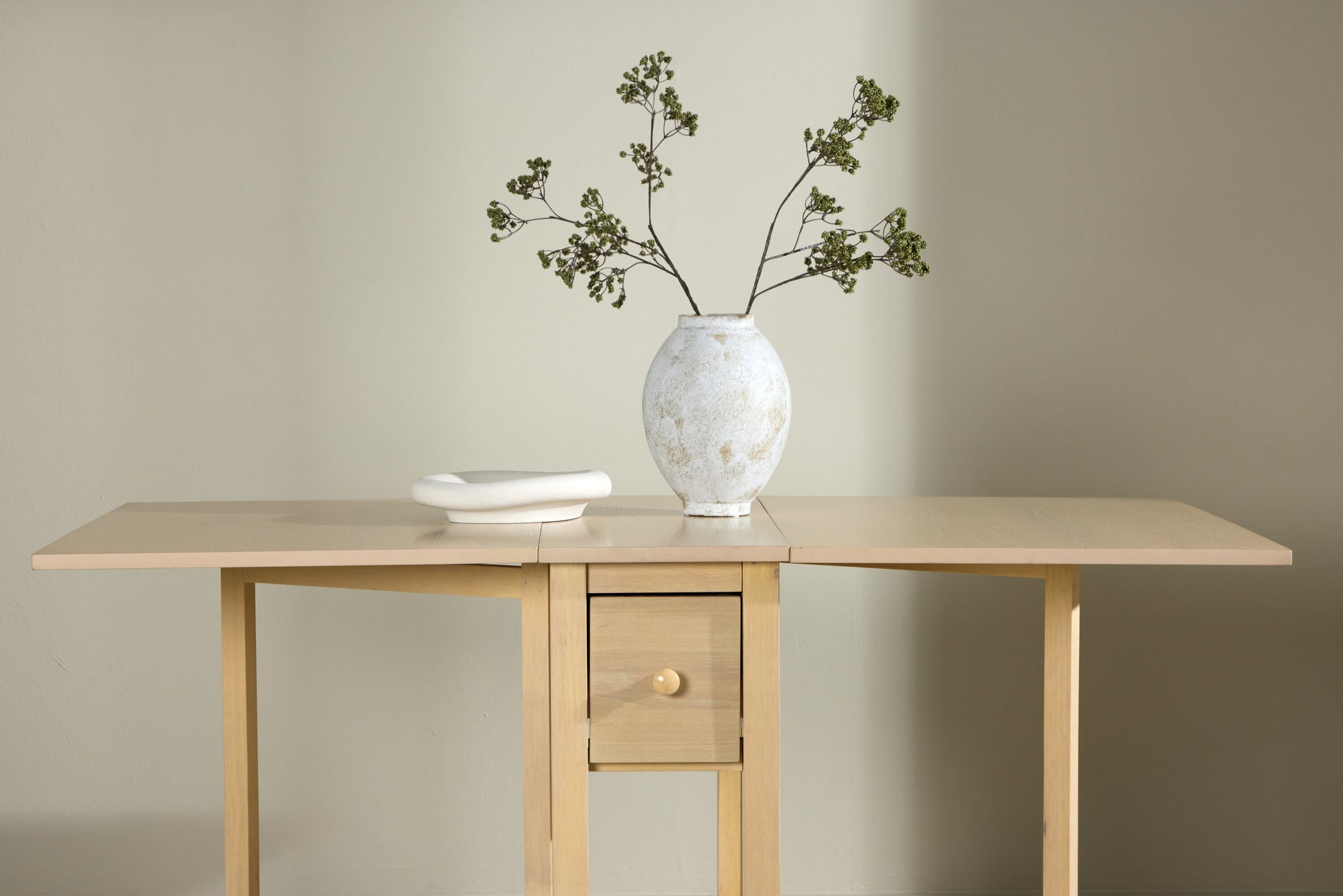 Venture Home Edward Drop Leaf bord 150x80 cm - Whitewash /
