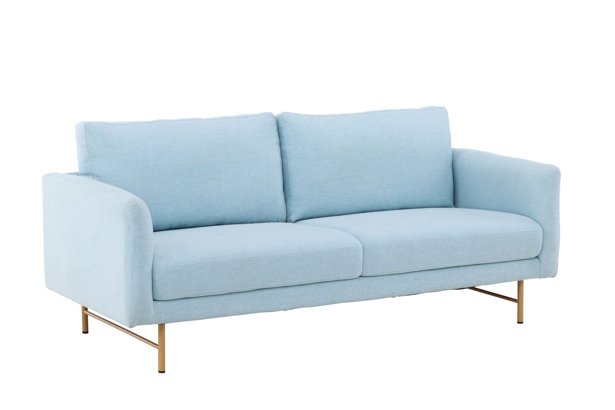 Venture Home Sky 3-Seat Sofa - Whitewash / Baby Blue