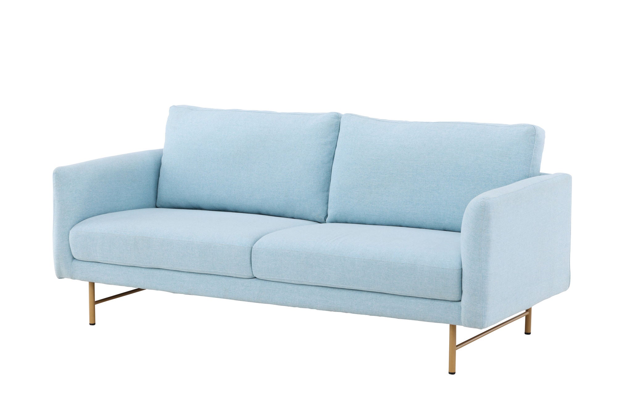 Venture Home Sky 3-Seat Sofa - Whitewash / Baby Blue