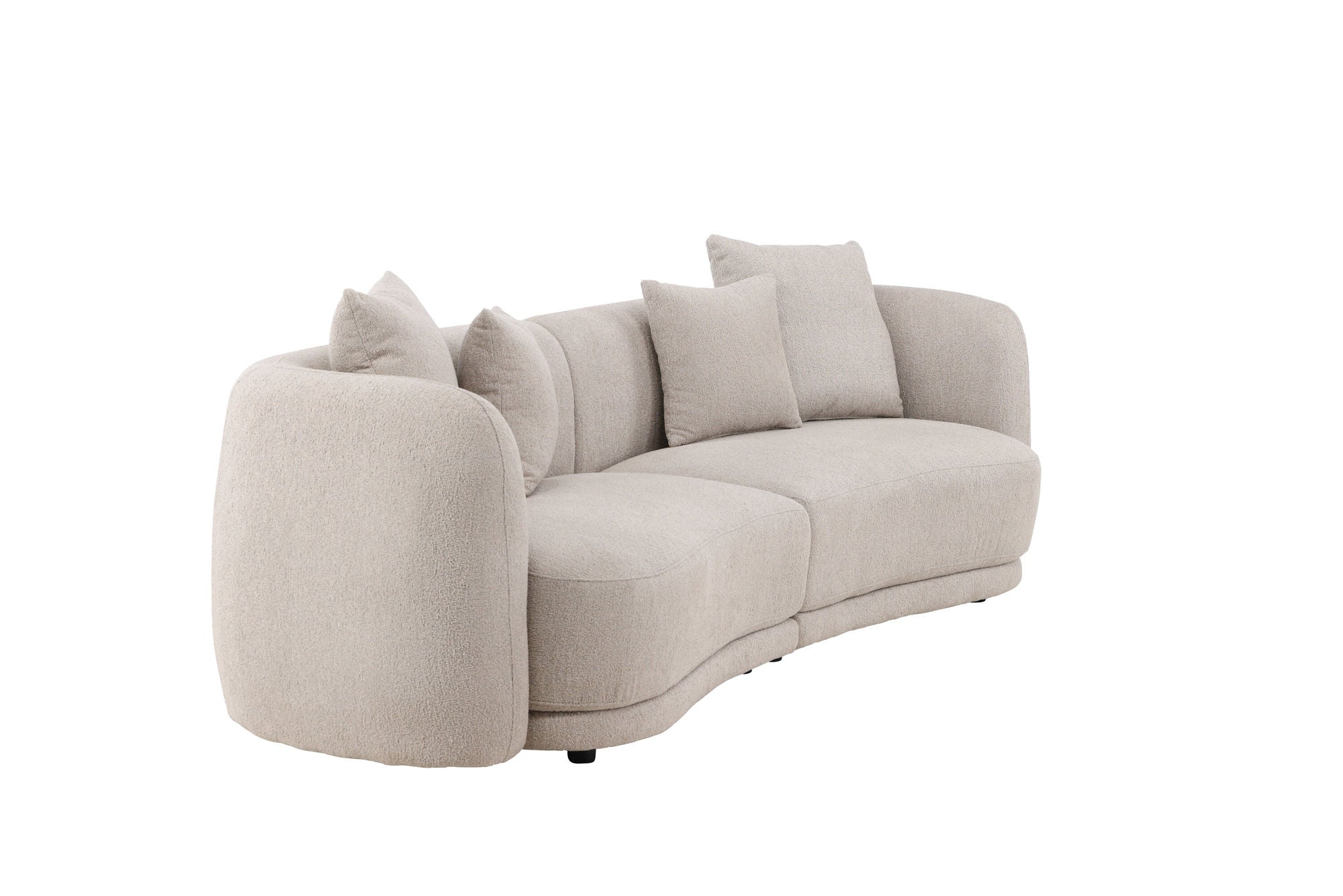 Venture Home Cielo 3-seat Sofa - Beige Boucle