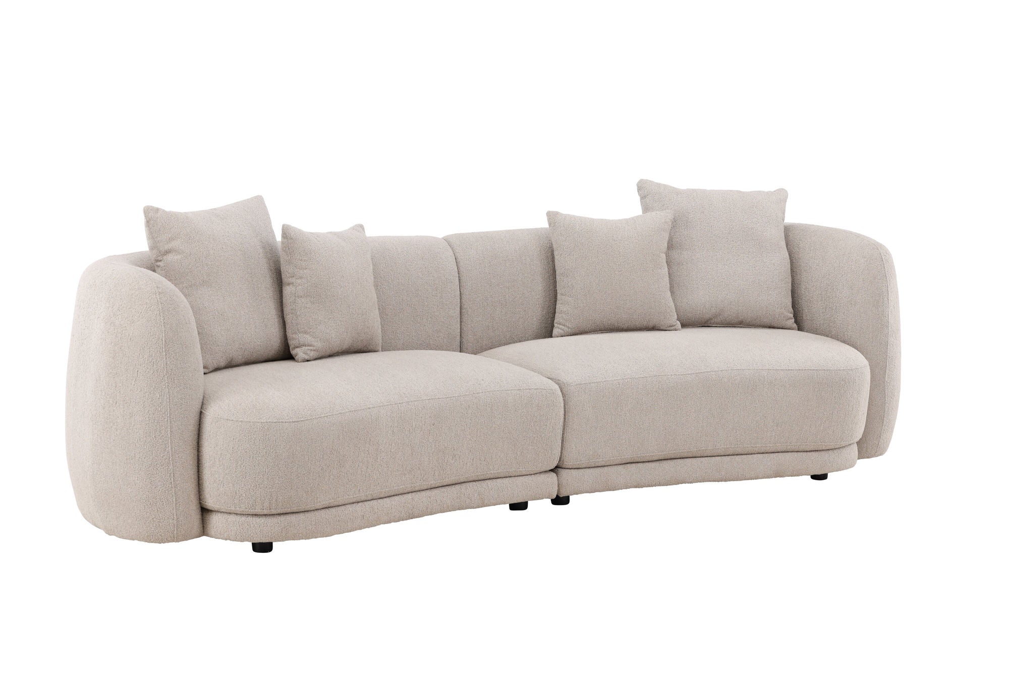 Venture Home Cielo 3-seat Sofa - Beige Boucle