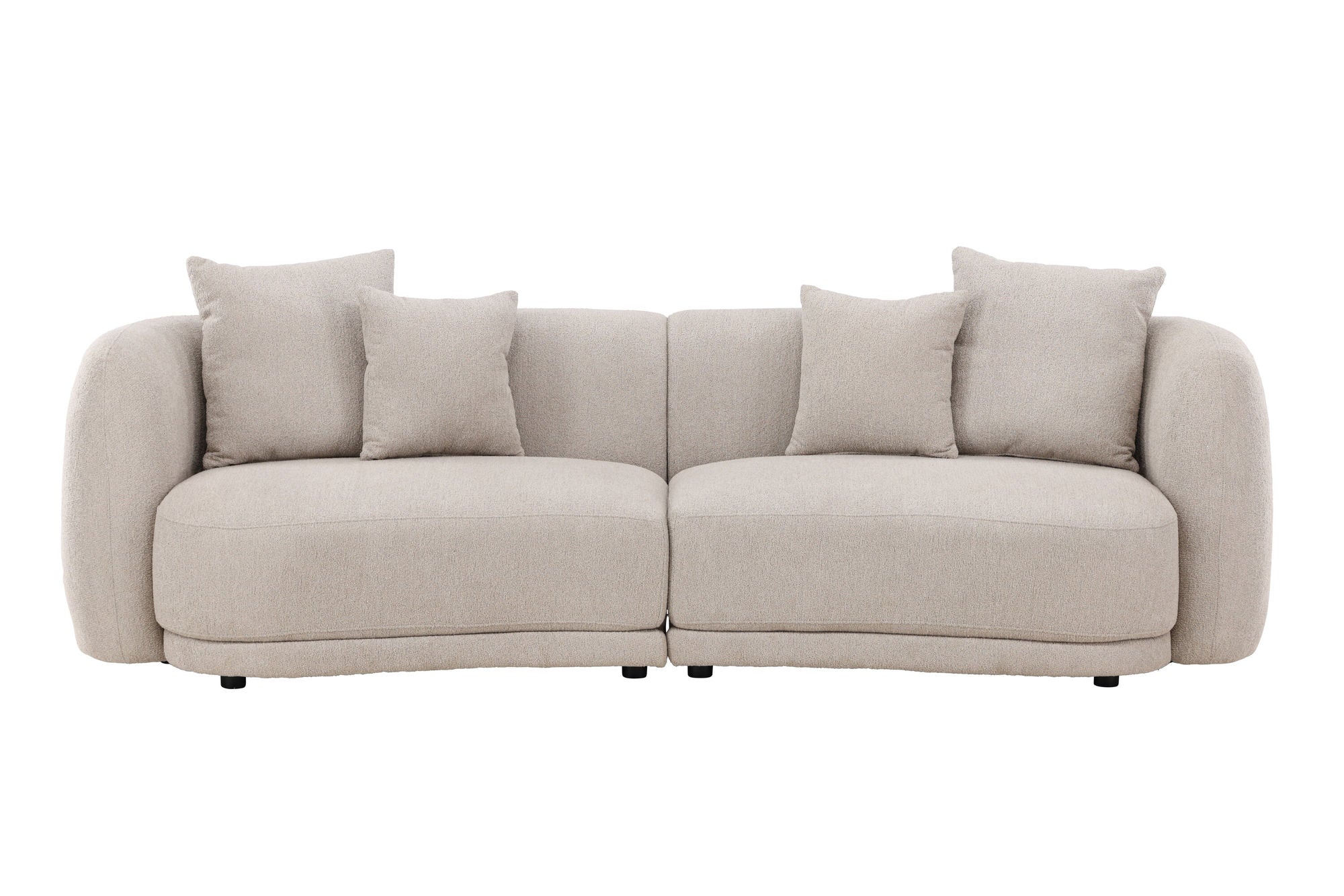 Venture Home Cielo 3-seat Sofa - Beige Boucle