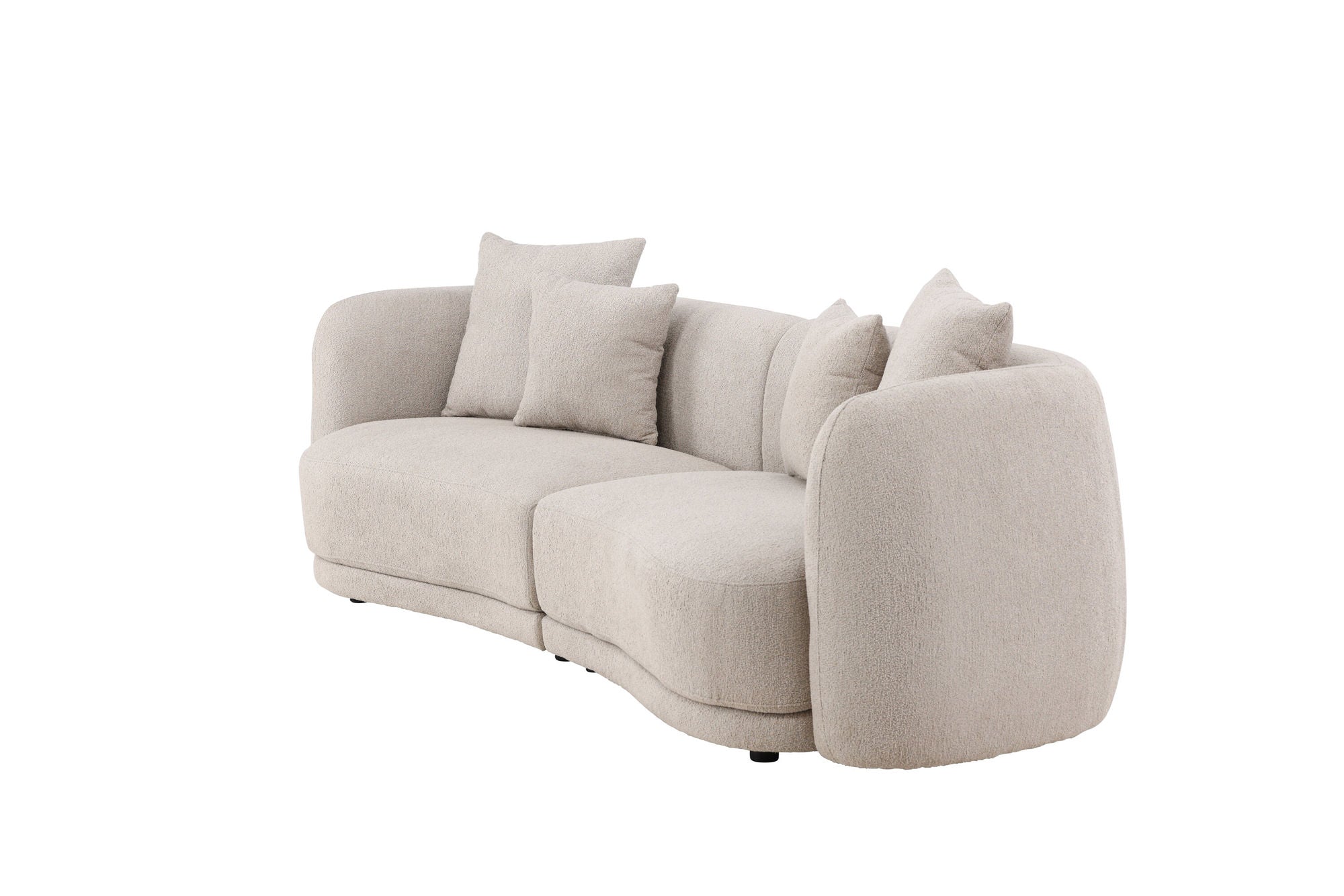 Venture Home Cielo 3-seat Sofa - Beige Boucle