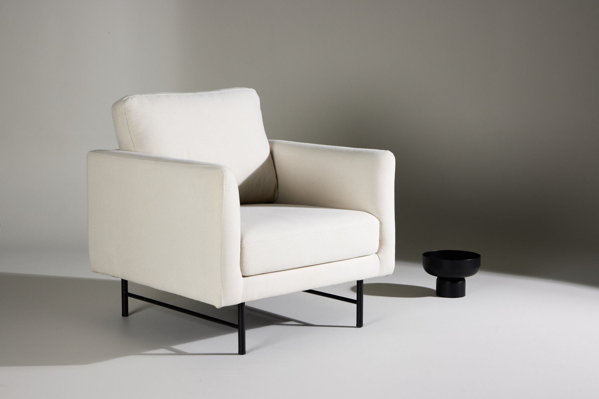 Venture Home Sky 1-Seat Sofa - White /