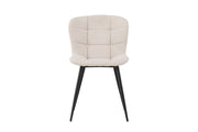 Venture Home Lily Spisebordsstol 2-pack - Black/ Beige