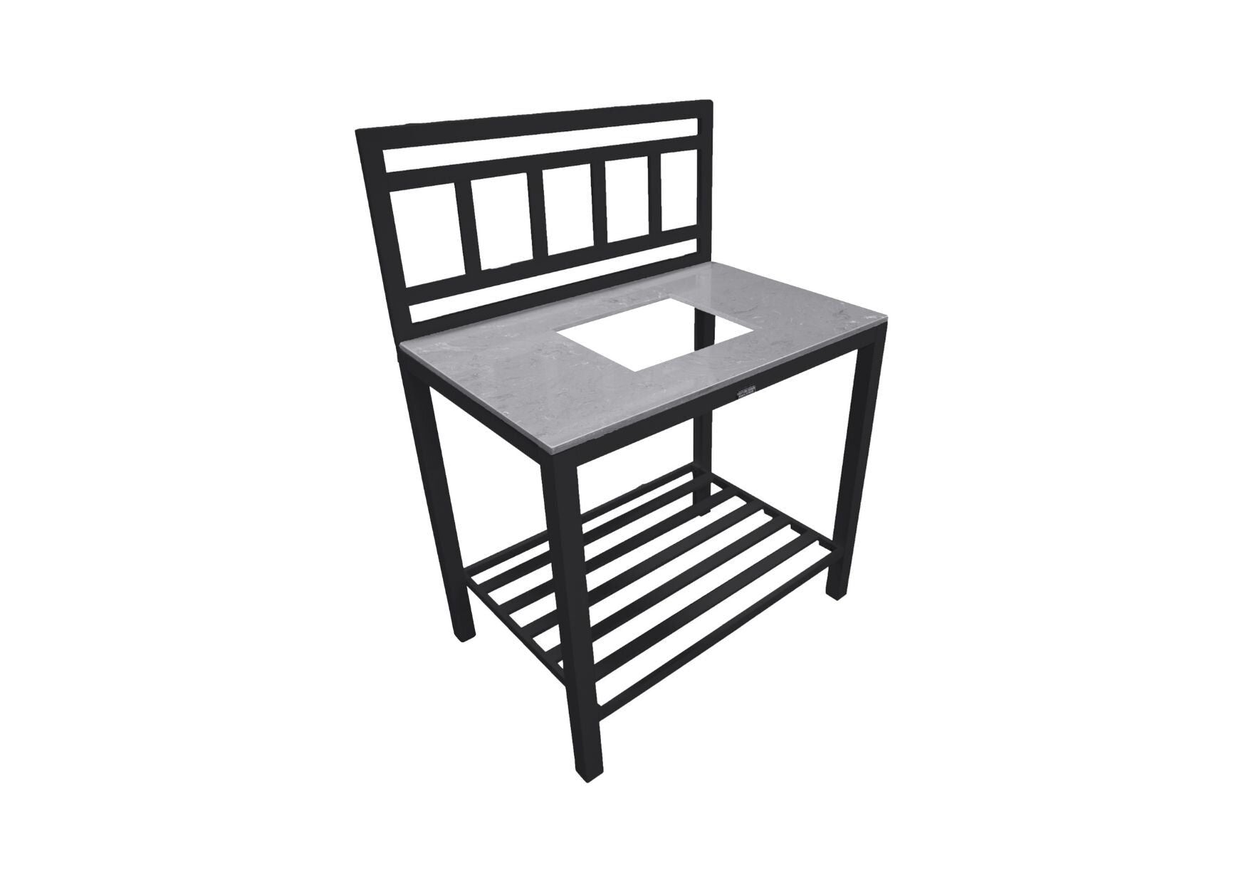 Venture Home Atlantis garden kitchen middle (wh)-black