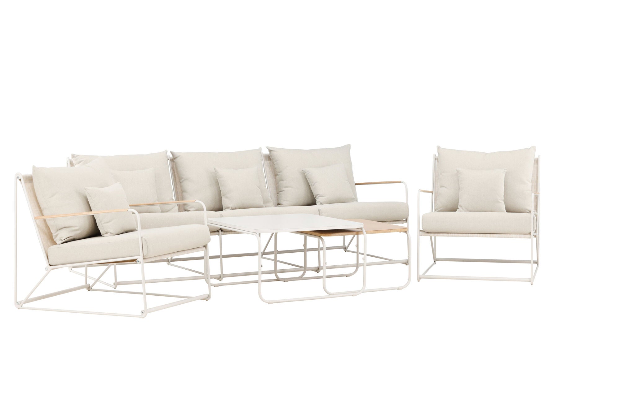 Venture Home Palazzo Sofa Set - Beige / Beige