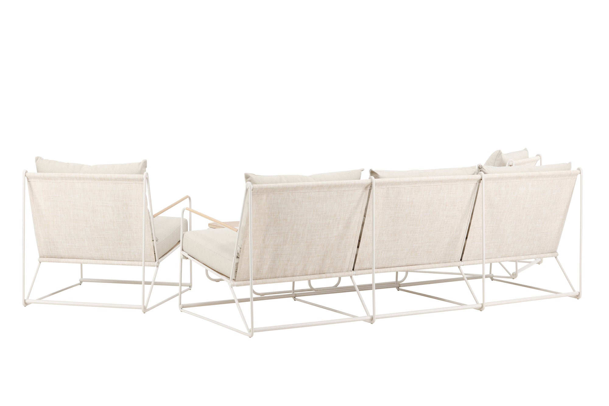 Venture Home Palazzo Sofa Set - Beige / Beige