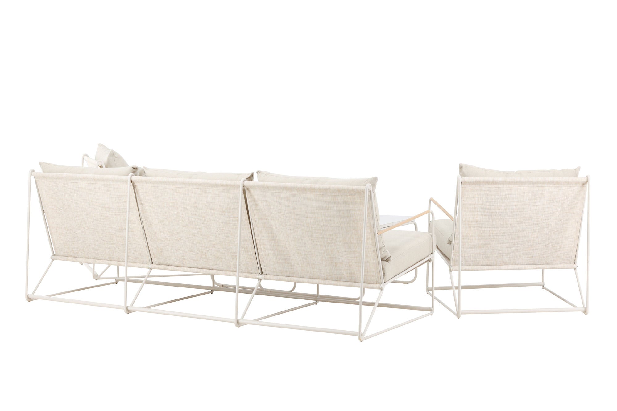 Venture Home Palazzo Sofa Set - Beige / Beige