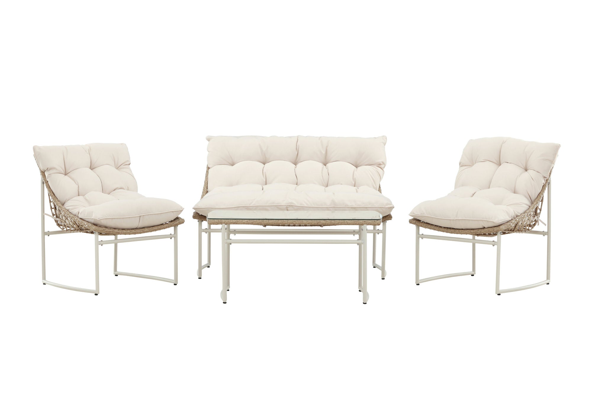 Venture Home Tina Sofa Set - Beige / Beige