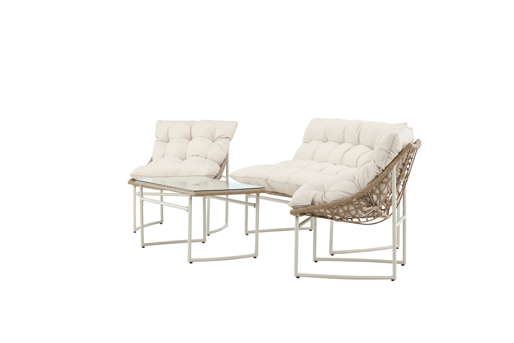Venture Home Tina Sofa Set - Beige / Beige