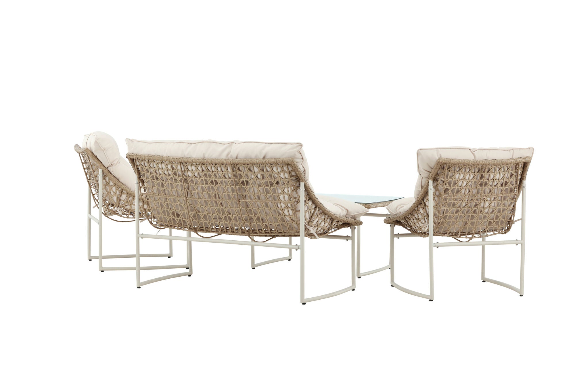 Venture Home Tina Sofa Set - Beige / Beige