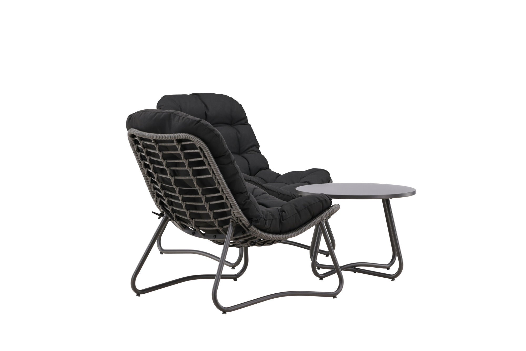 Venture Home Cala Lounge Set - Grey / Black