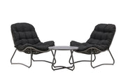 Venture Home Cala Lounge Set - Grey / Black