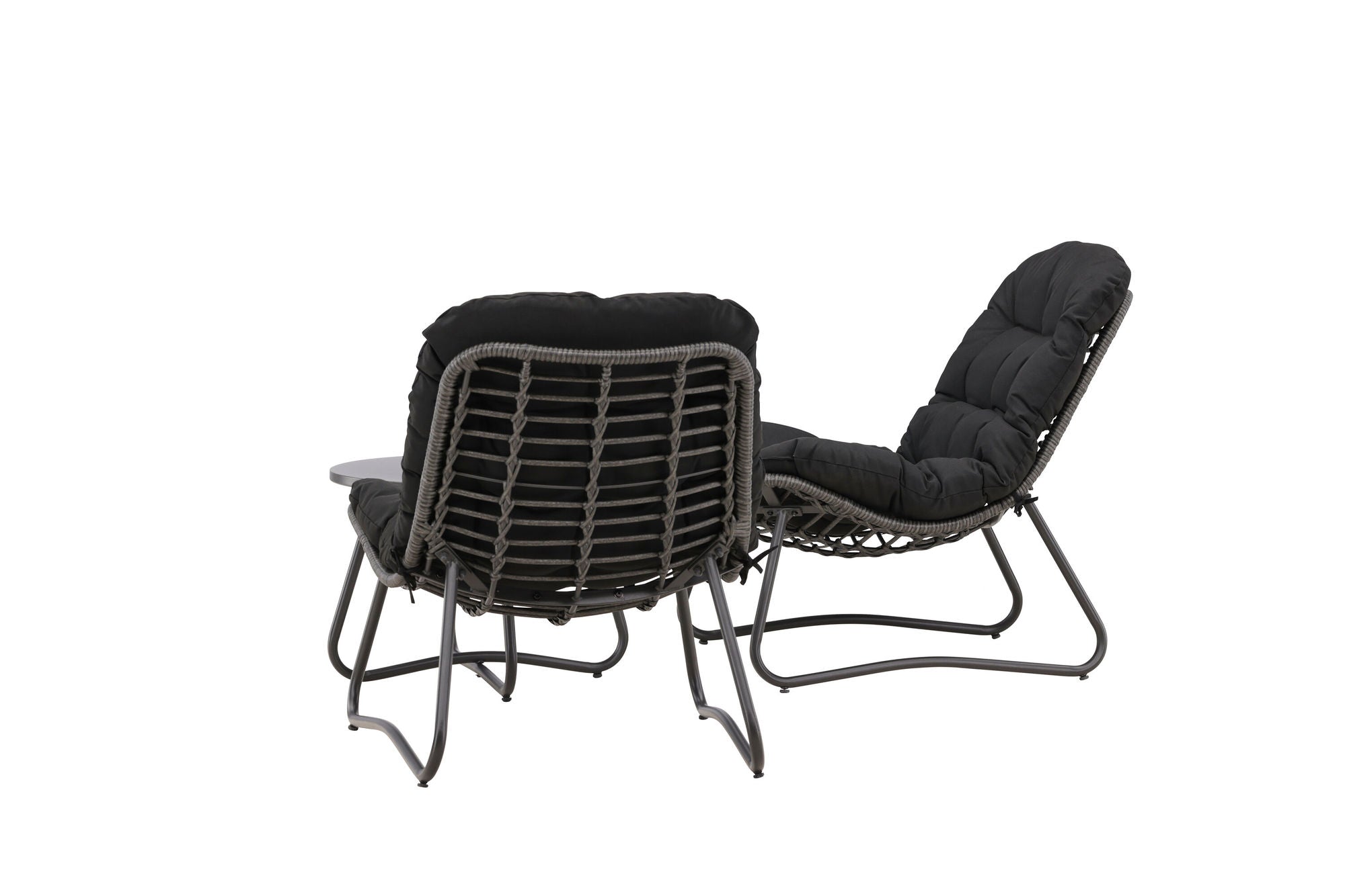 Venture Home Cala Lounge Set - Grey / Black