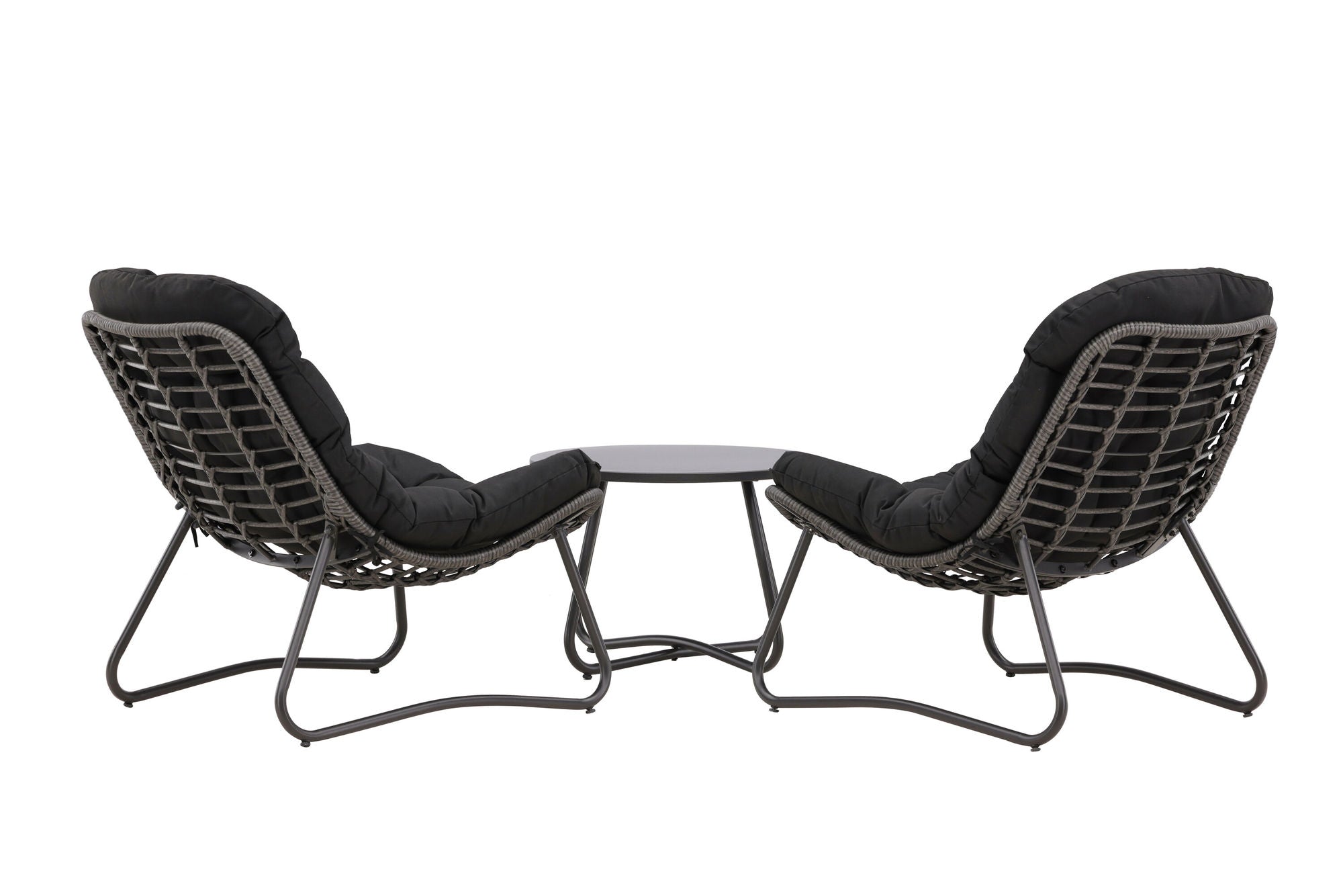 Venture Home Cala Lounge Set - Grey / Black