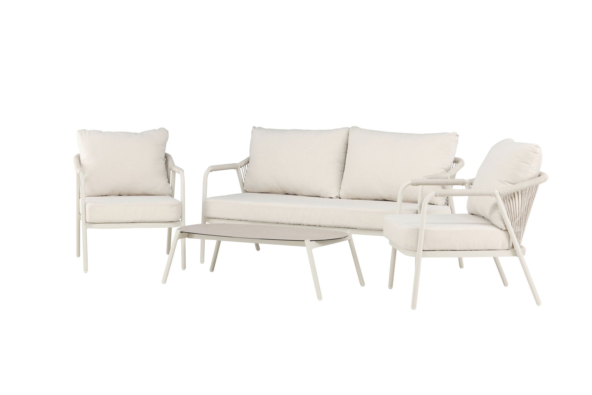 Venture Home Sicily Lounge Set - Beige / Beige