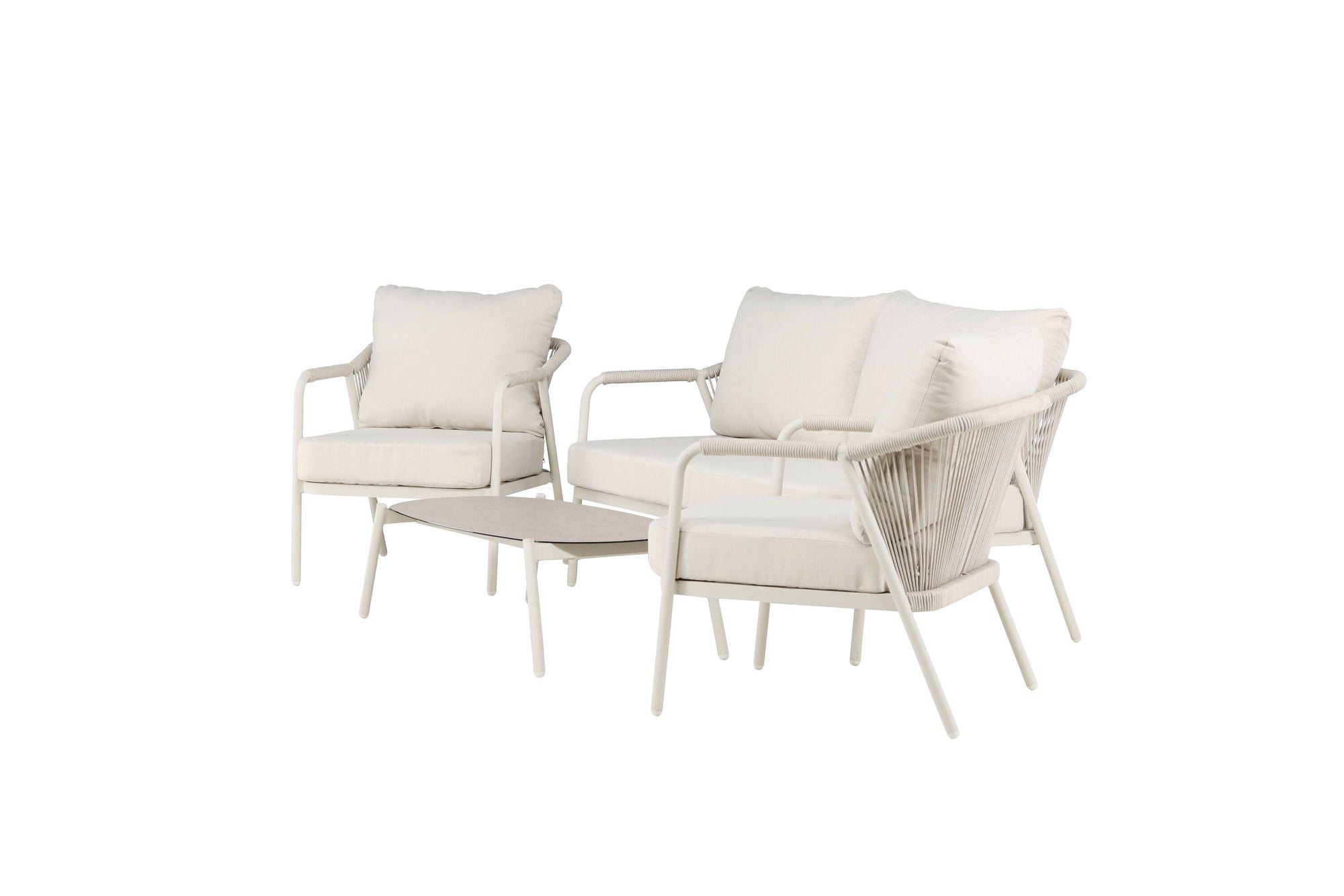 Venture Home Sicily Lounge Set - Beige / Beige