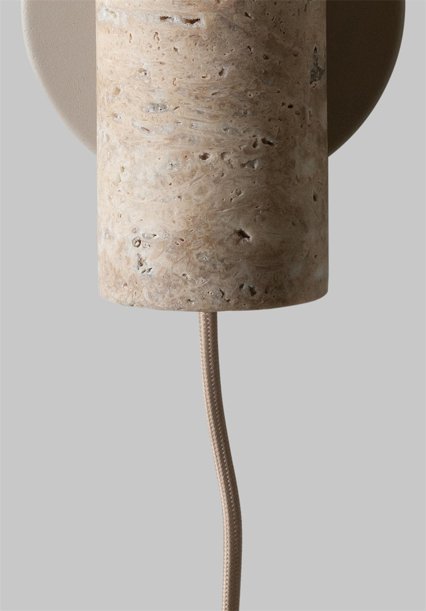 Tivoli dia. 12 x h.17cm, Sand, væglampe