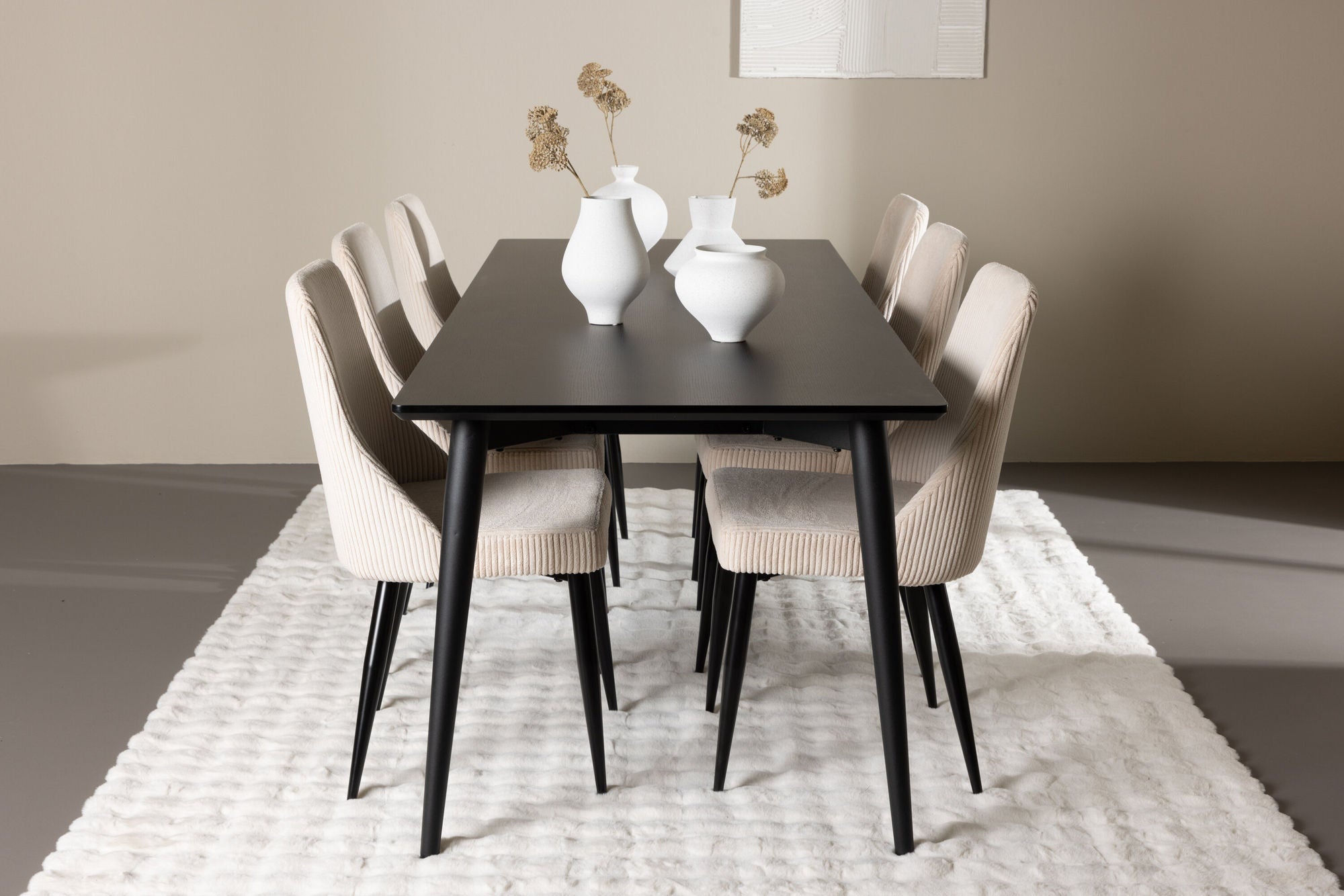 Venture Home Ellis spisebord with Leone Spisebordsstol