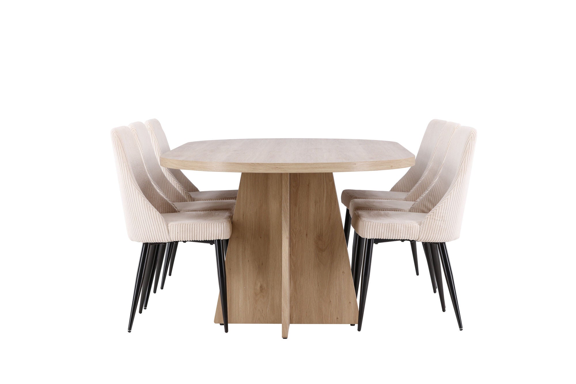Venture Home Bootcut spisebord with Leone Spisebordsstol