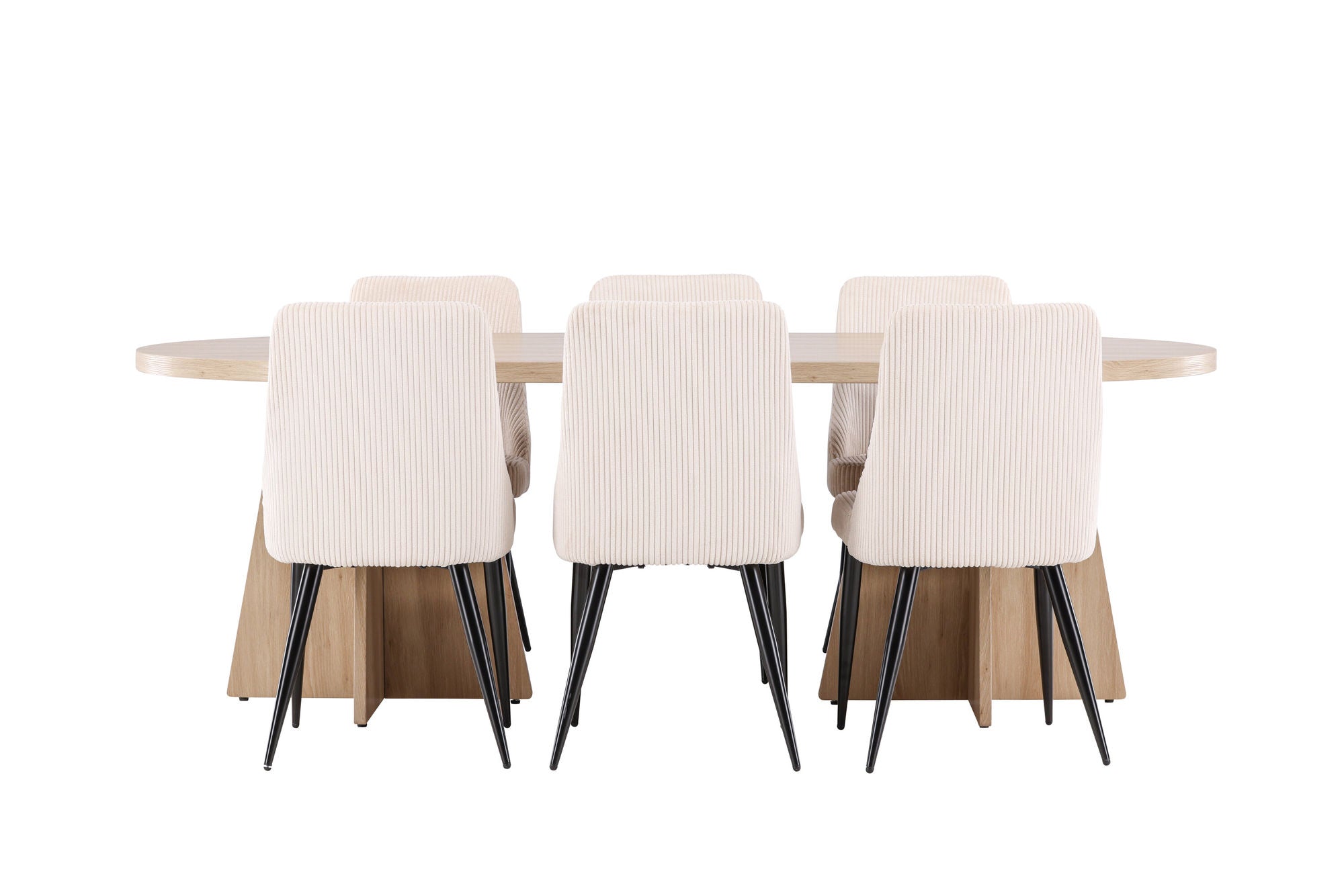 Venture Home Bootcut spisebord with Leone Spisebordsstol