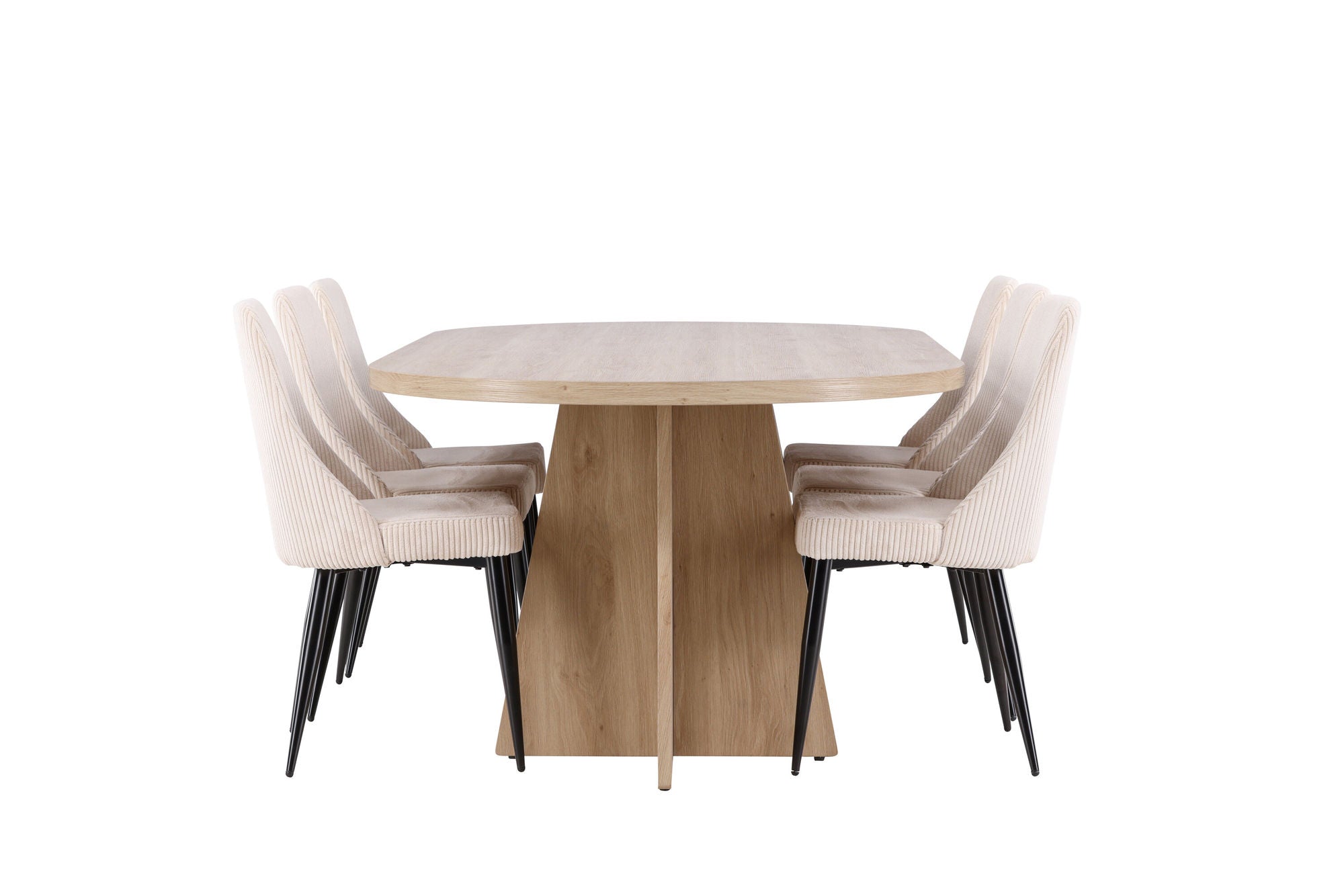 Venture Home Bootcut spisebord with Leone Spisebordsstol