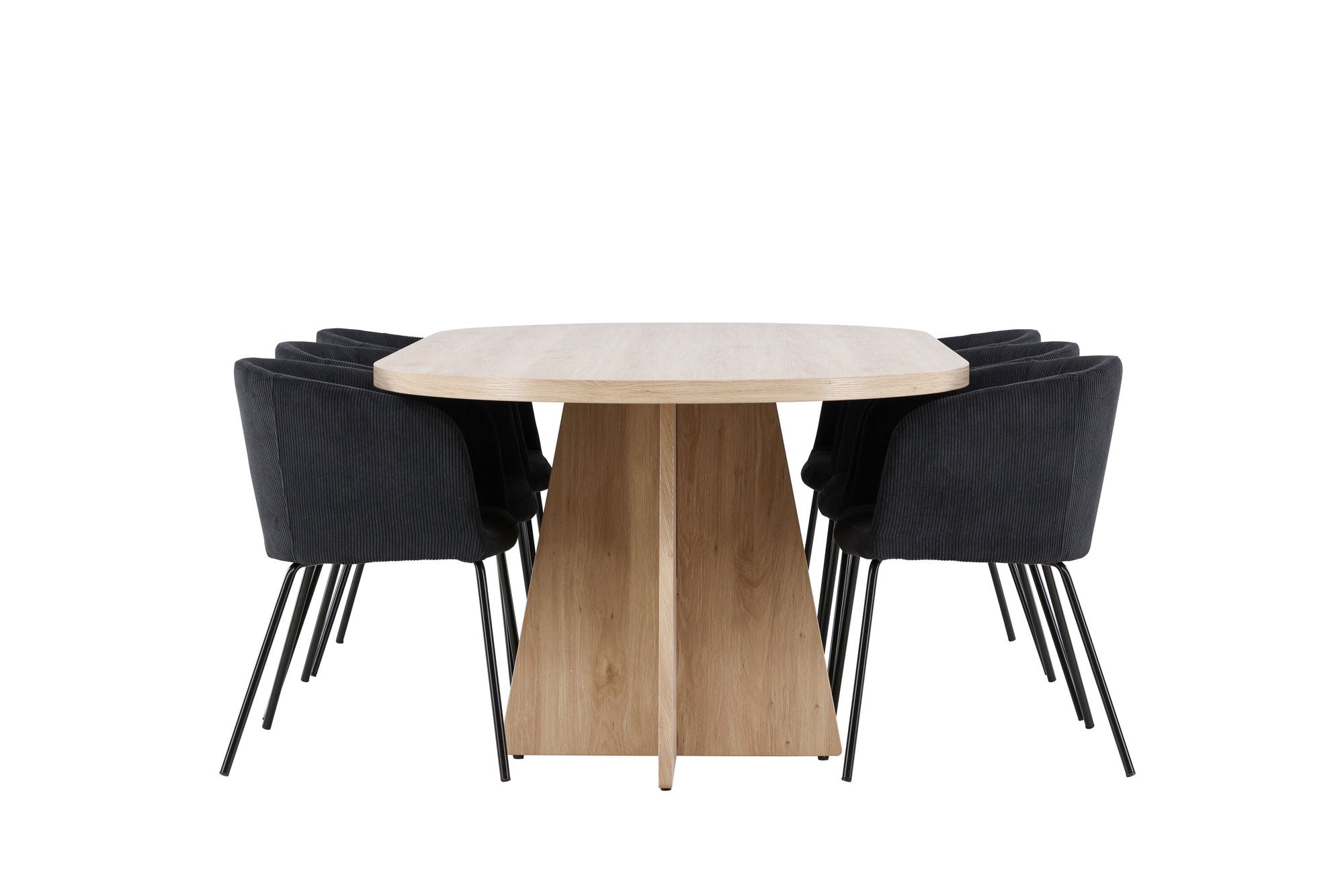 Venture Home Bootcut spisebord with Berit Spisebordsstol
