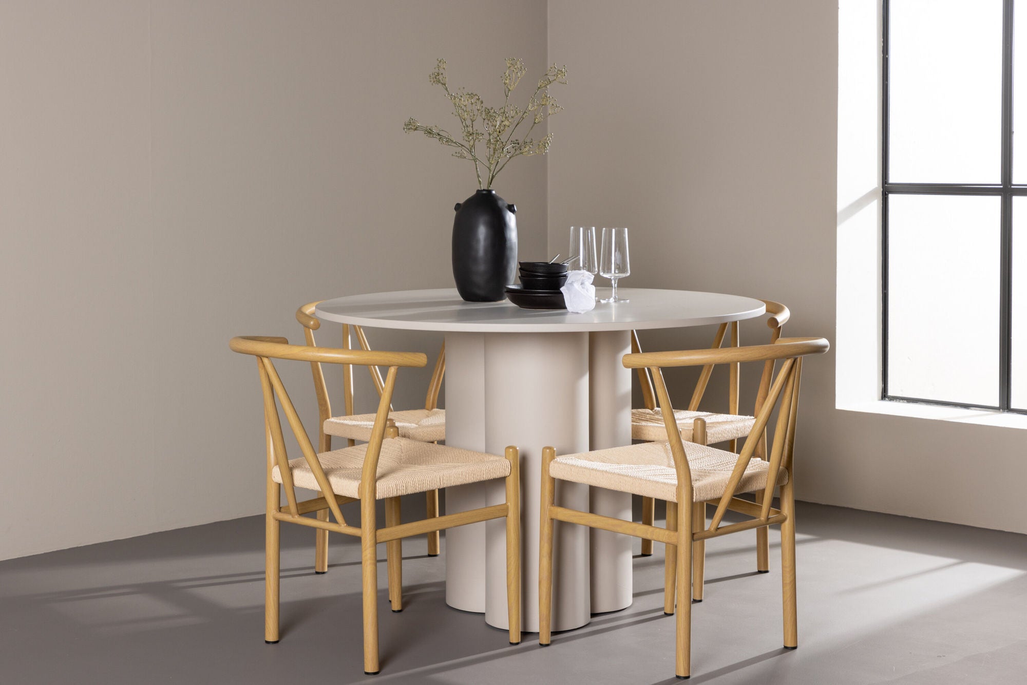Venture Home Olivia spisebord with Alfons Spisebordsstol