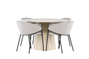 Venture Home Lanzo spisebord with Evelina Spisebordsstol