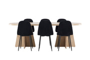 Venture Home Bootcut spisebord with Polar Spisebordsstol