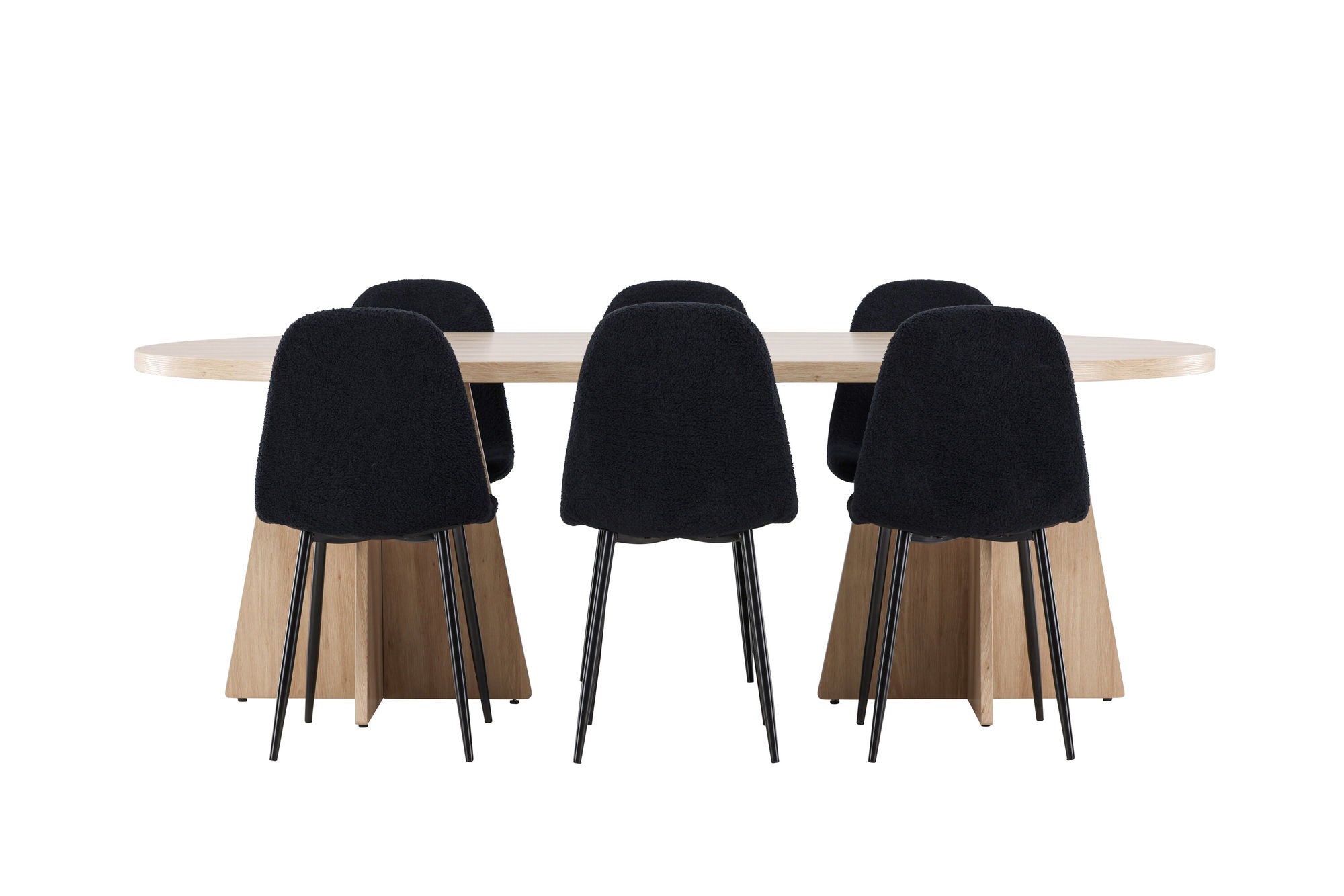 Venture Home Bootcut spisebord with Polar Spisebordsstol