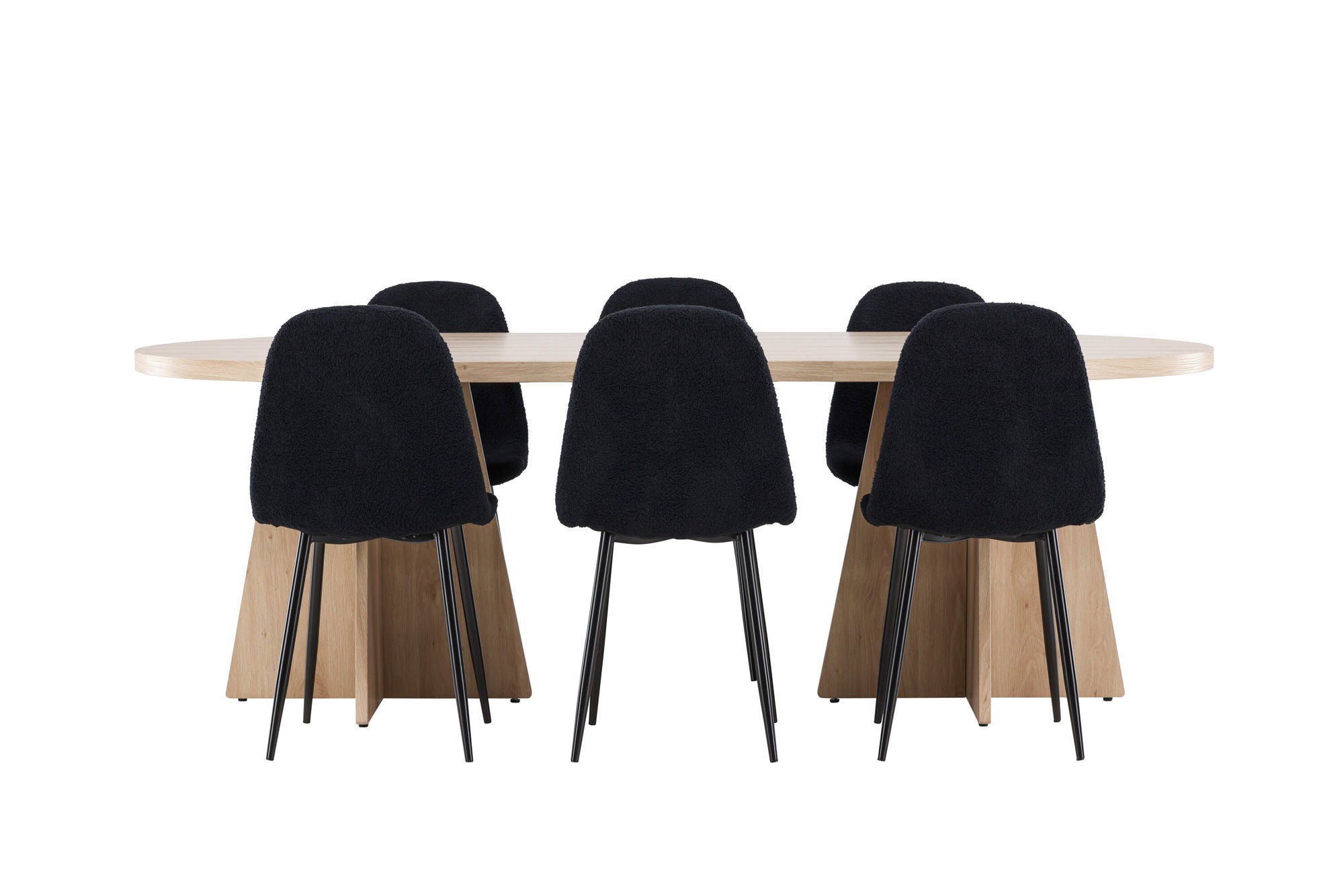 Venture Home Bootcut spisebord with Polar Spisebordsstol