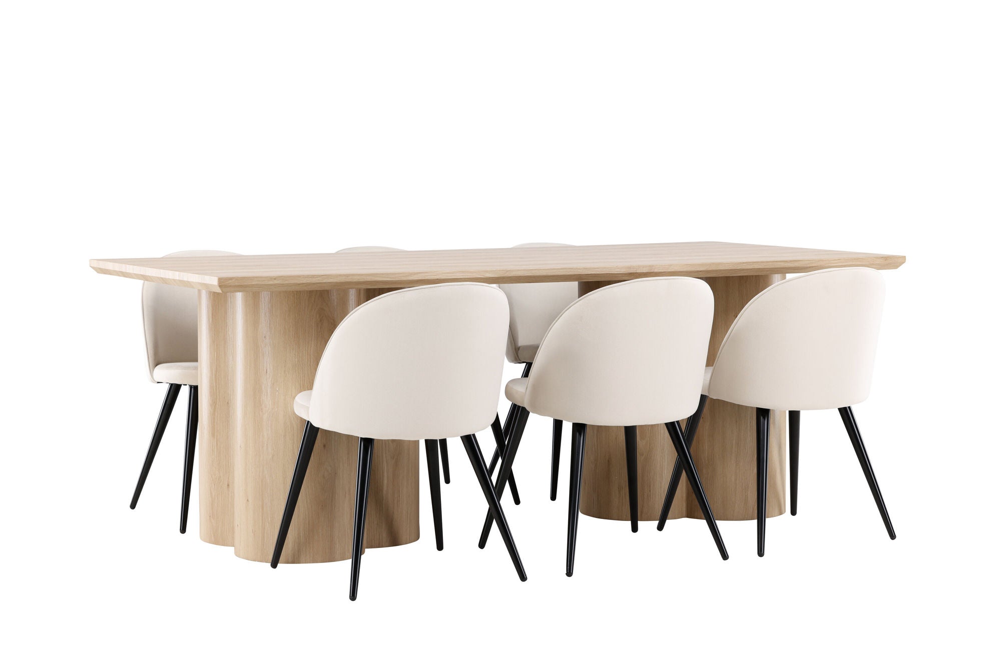 Venture Home Olivia spisebord with Velvet Spisebordsstol