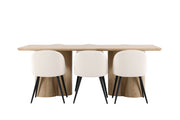 Venture Home Olivia spisebord with Velvet Spisebordsstol