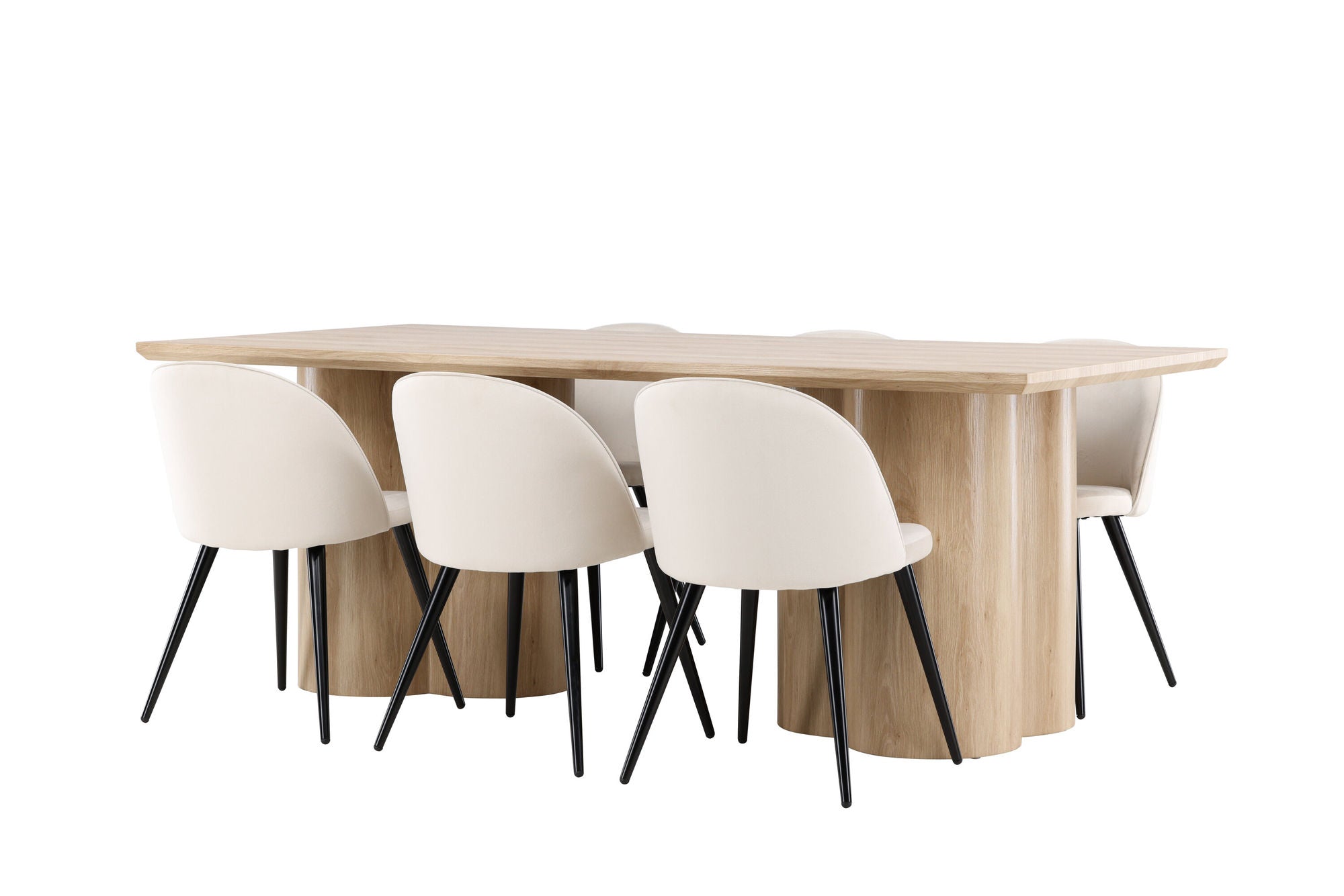 Venture Home Olivia spisebord with Velvet Spisebordsstol