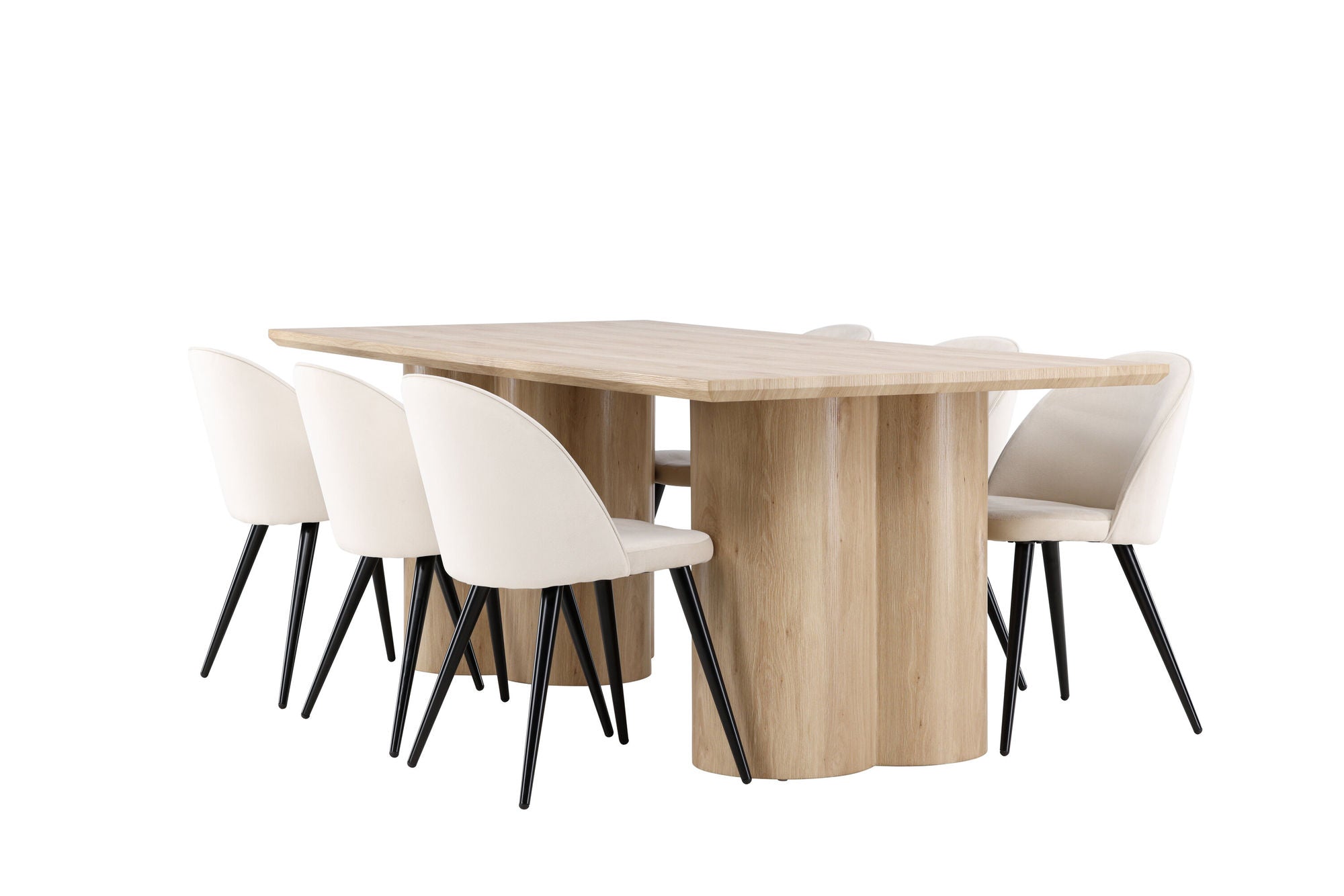 Venture Home Olivia spisebord with Velvet Spisebordsstol