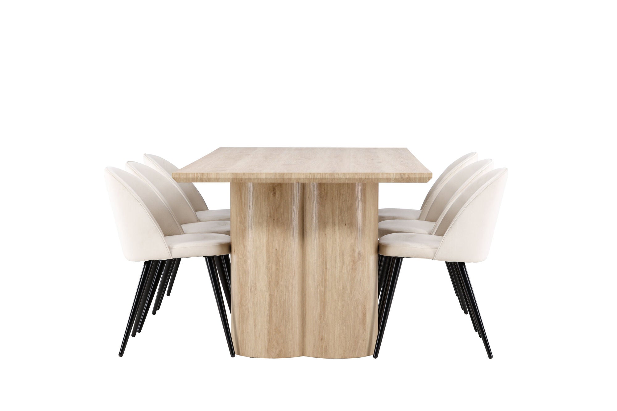 Venture Home Olivia spisebord with Velvet Spisebordsstol