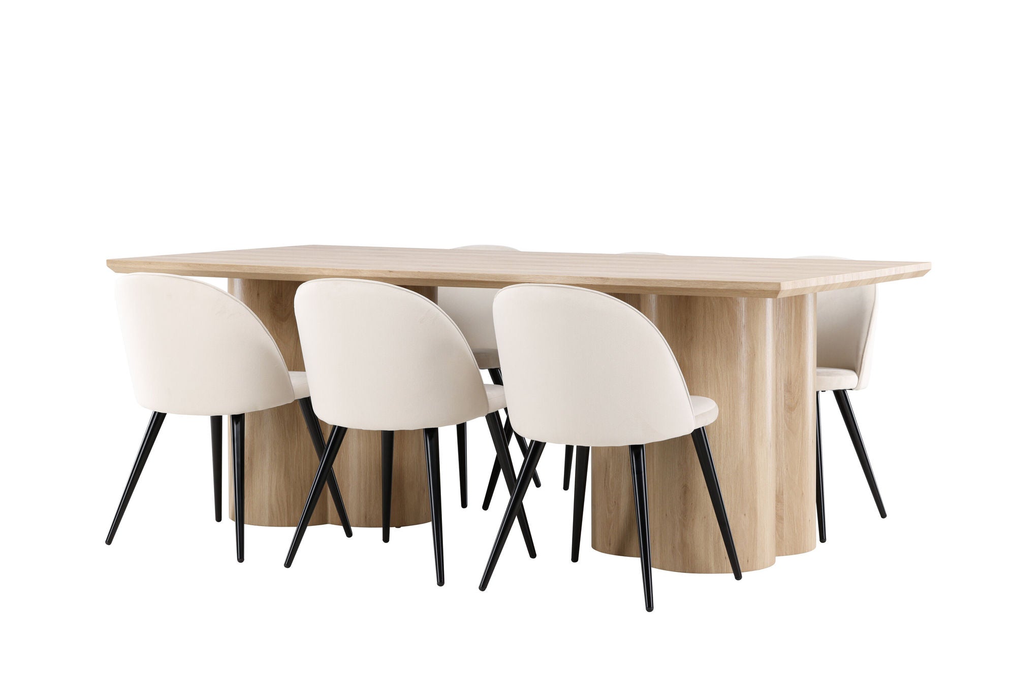 Venture Home Olivia spisebord with Velvet Spisebordsstol