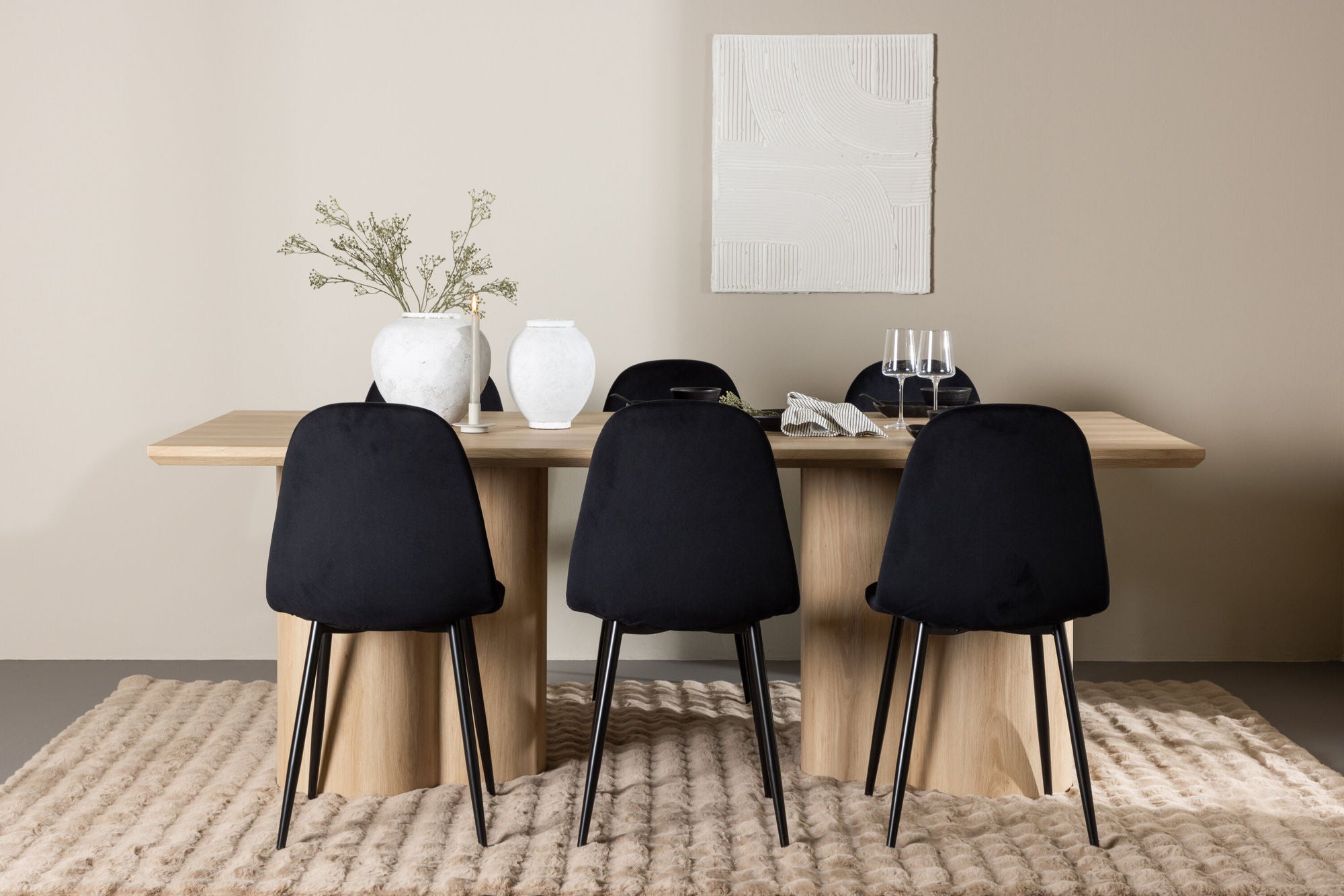 Venture Home Olivia spisebord with Polar Spisebordsstol
