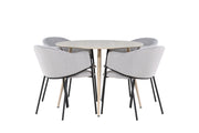 Venture Home Plaza spisebord with Evelina Spisebordsstol
