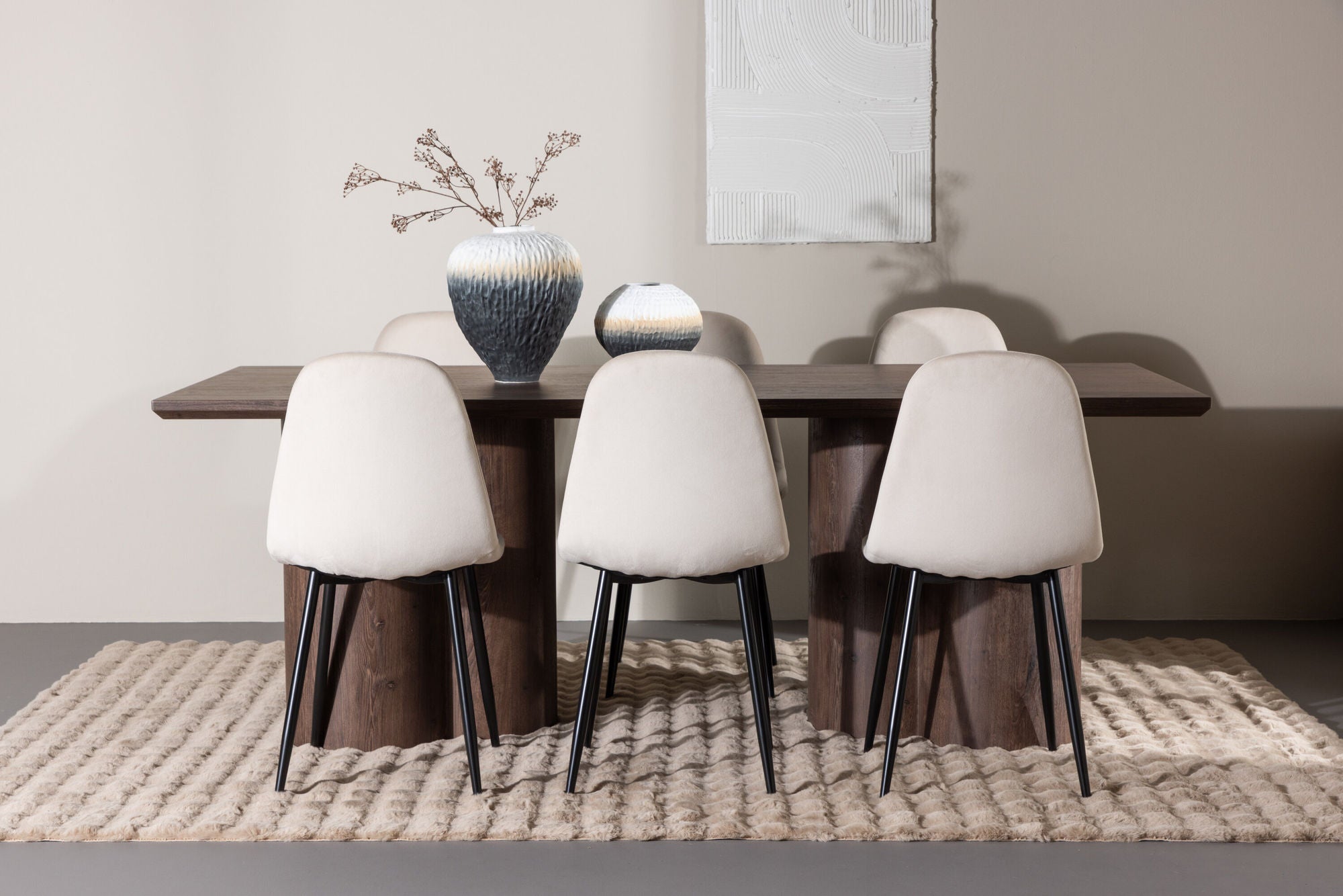 Venture Home Olivia spisebord with Polar Spisebordsstol