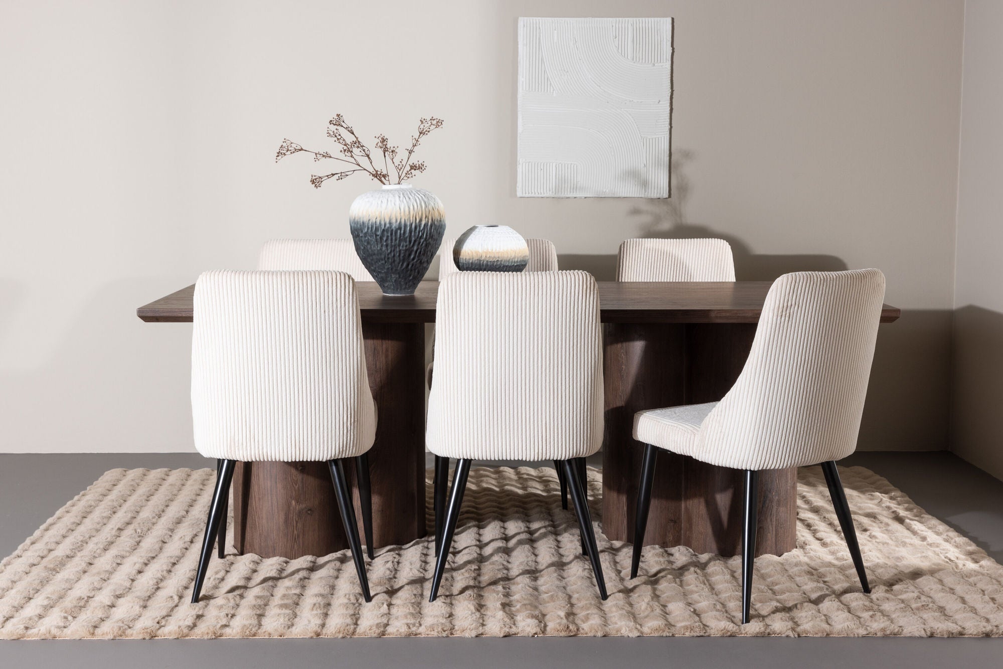 Venture Home Olivia spisebord with Leone Spisebordsstol