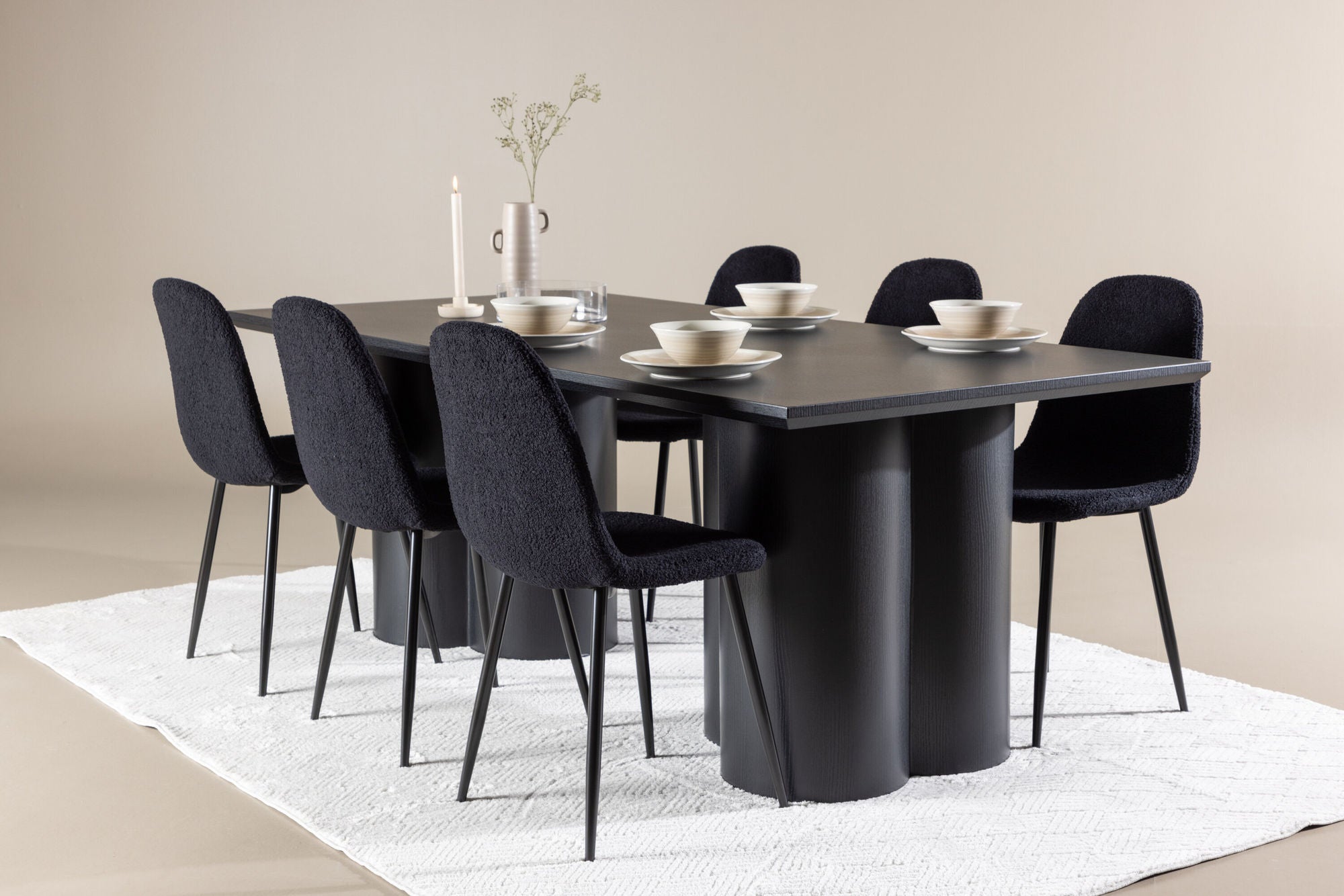 Venture Home Olivia spisebord with Polar Spisebordsstol