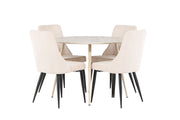 Venture Home Plaza spisebord with Leone Spisebordsstol