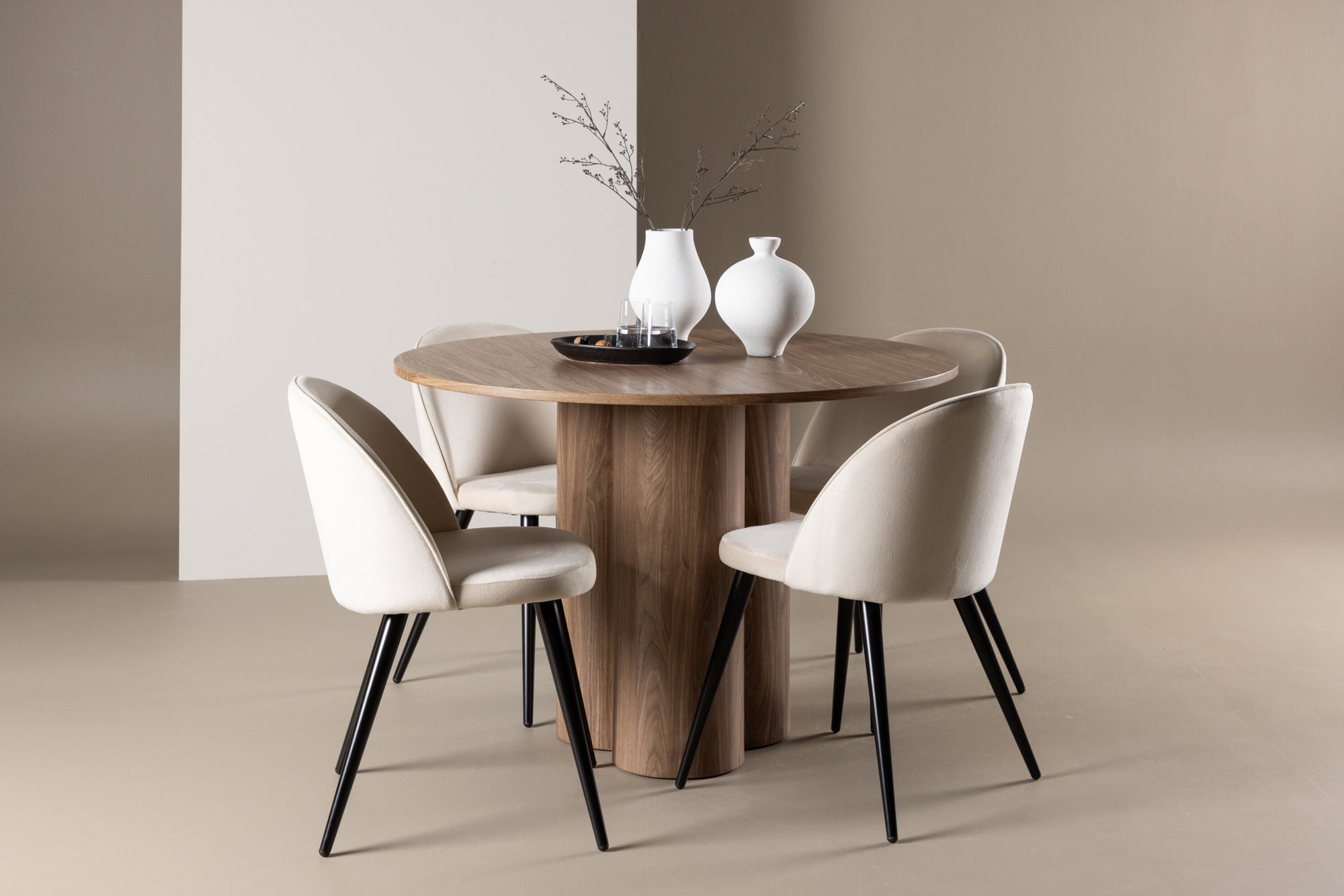 Venture Home Olivia spisebord with Velvet Spisebordsstol