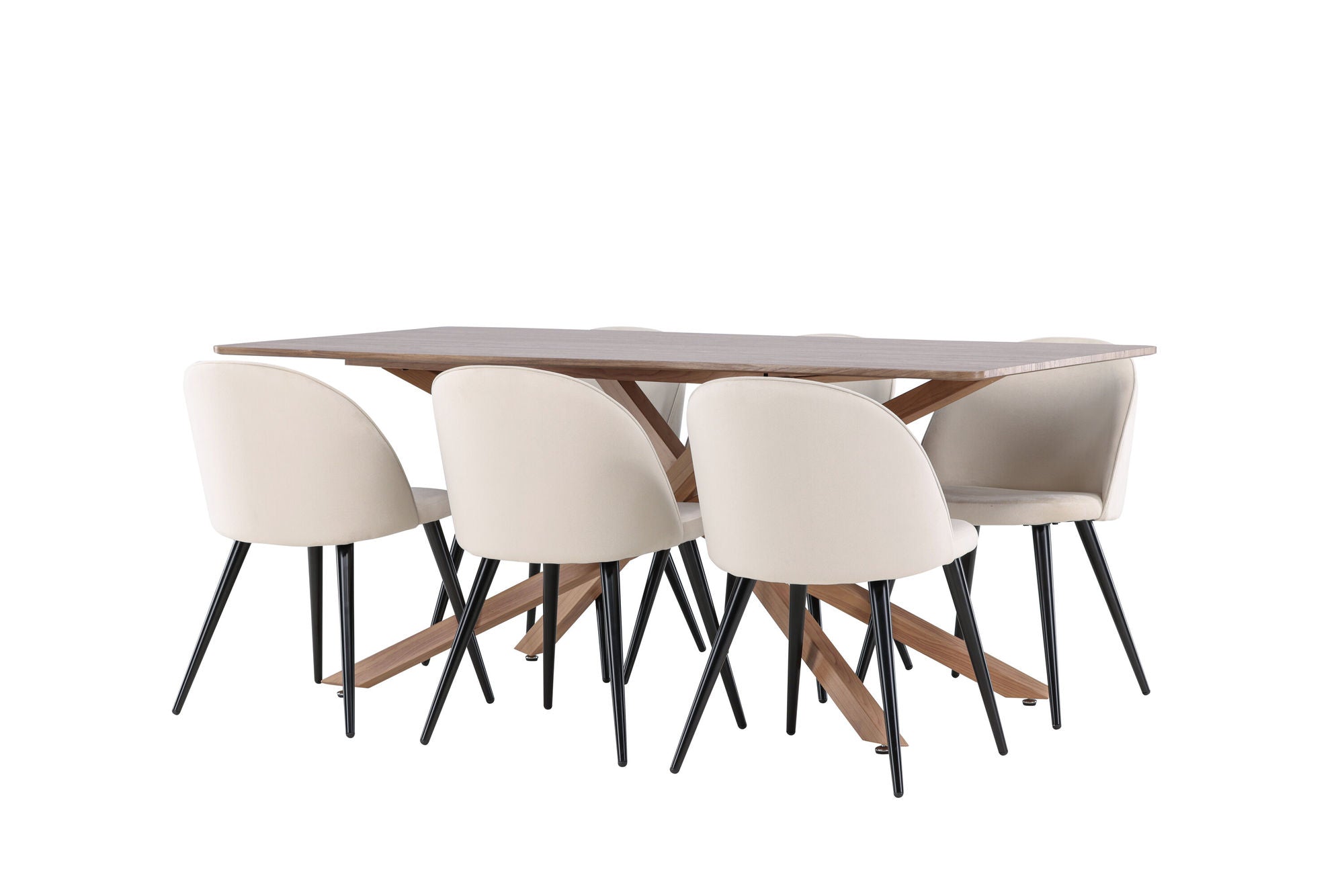 Venture Home Piazza spisebord with Velvet Spisebordsstol