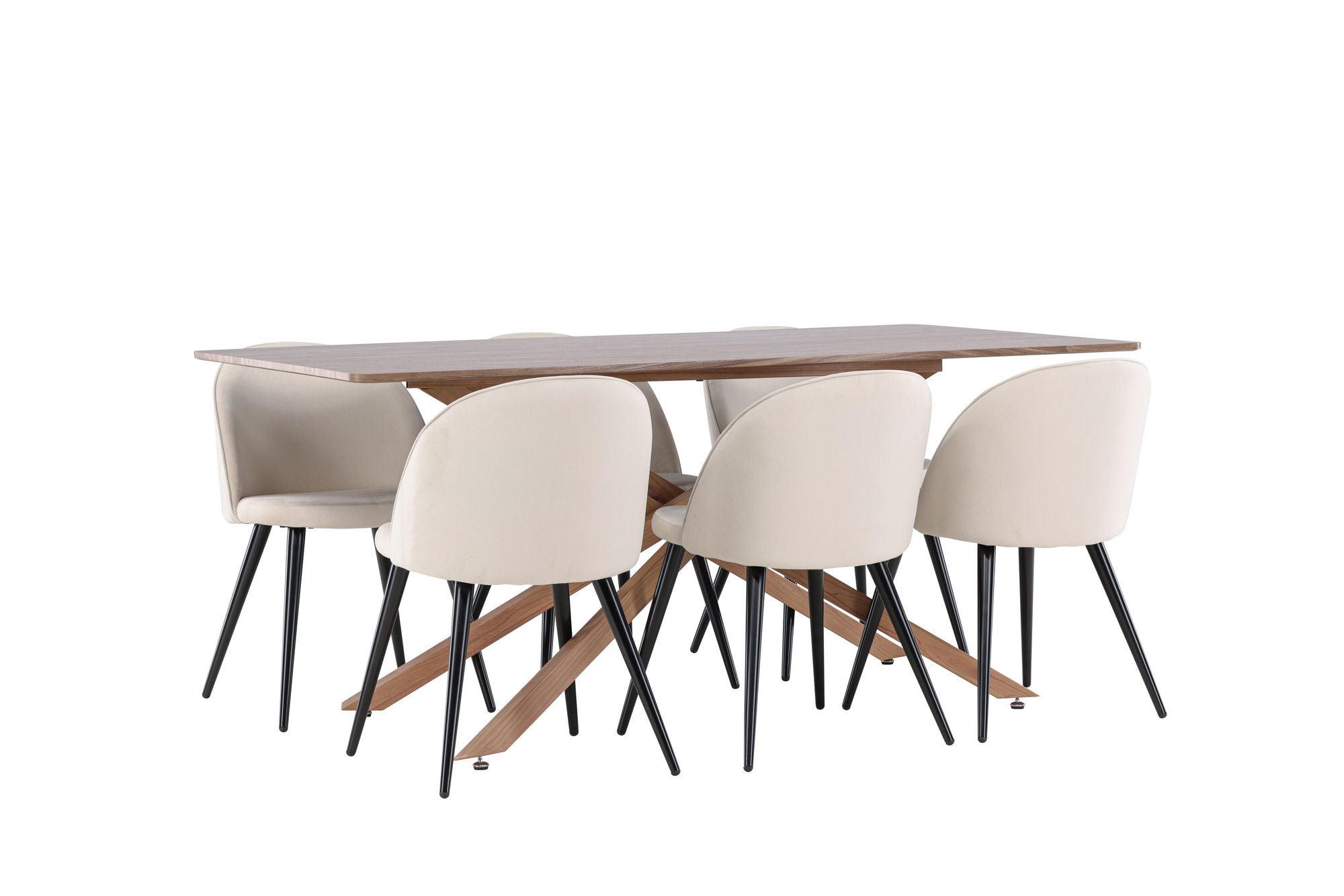 Venture Home Piazza spisebord with Velvet Spisebordsstol