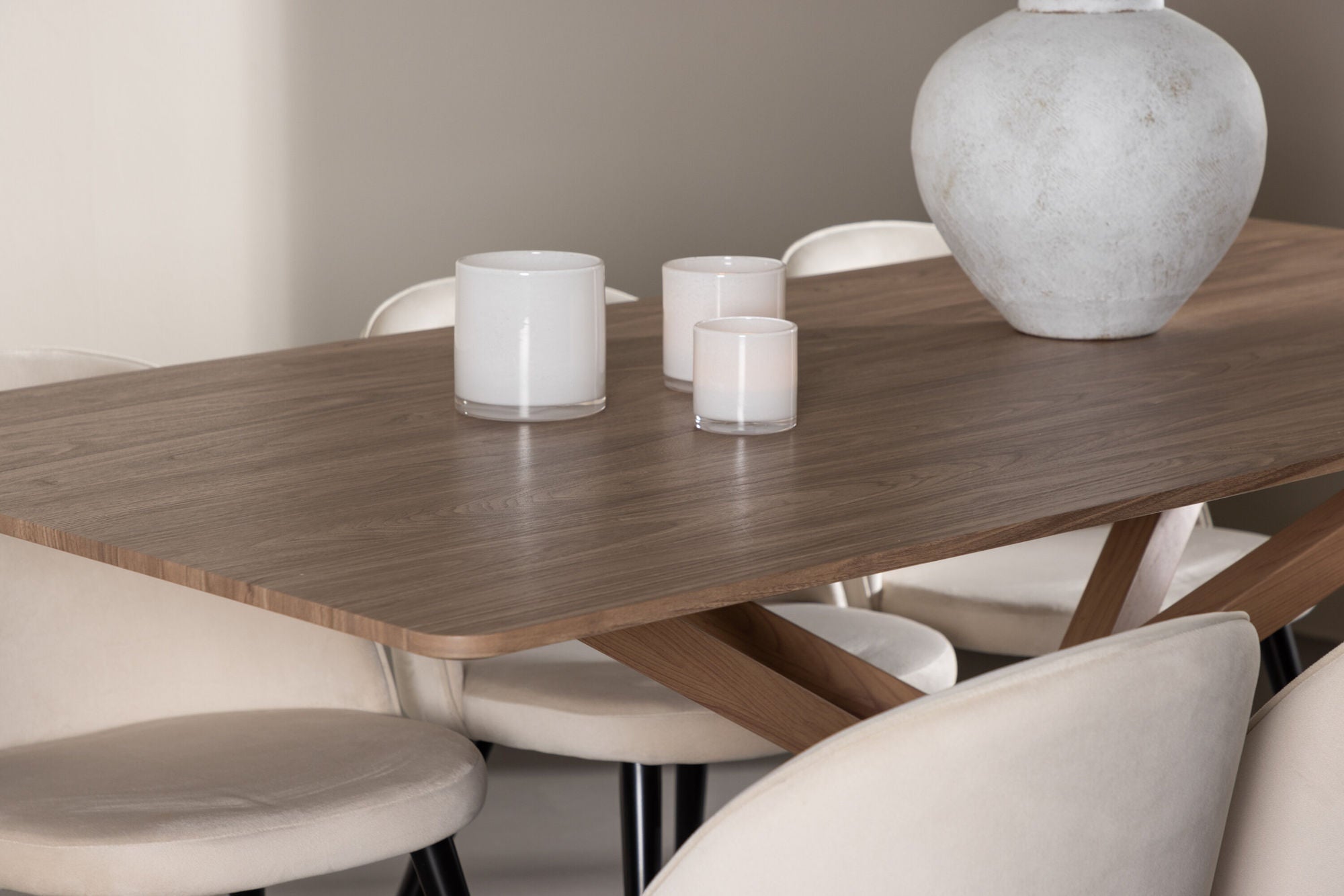 Venture Home Piazza spisebord with Velvet Spisebordsstol